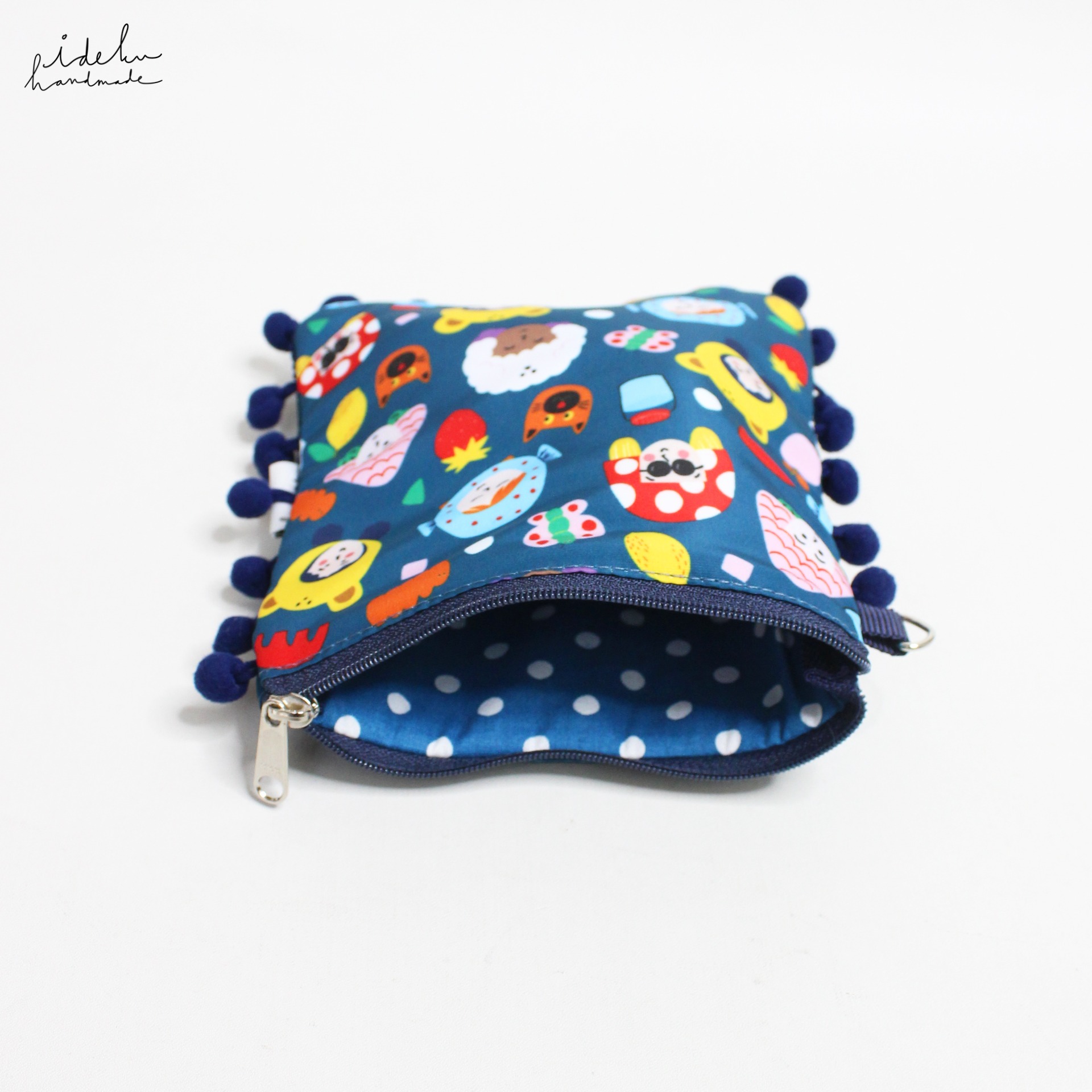 Cheeky Faces Pompom Pouch
