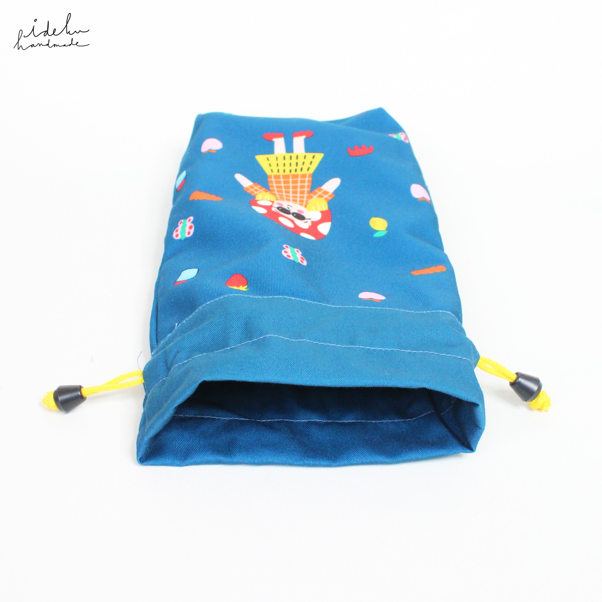 Cheeky Faces Drawstring Pouch