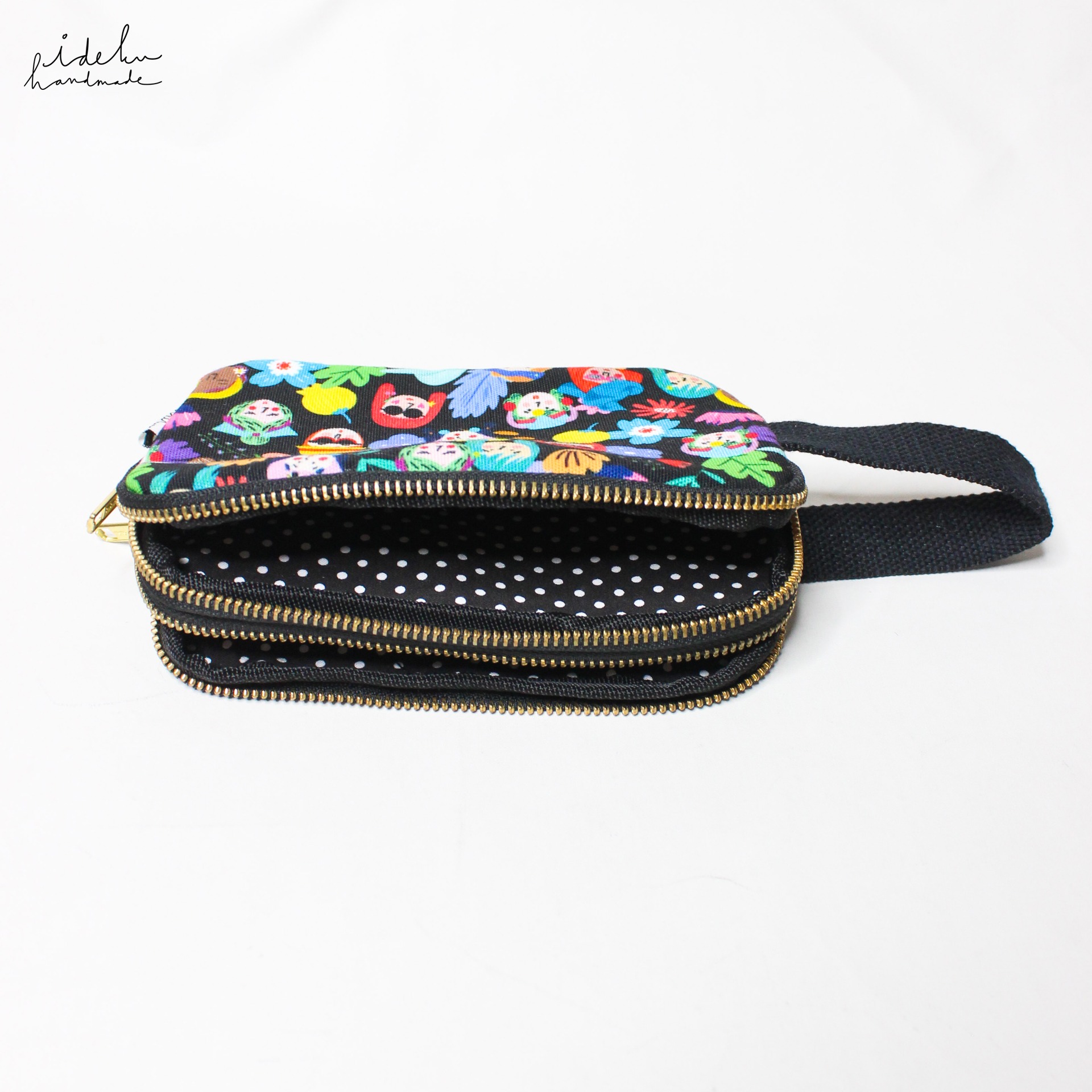 Black Faces HP Pouch