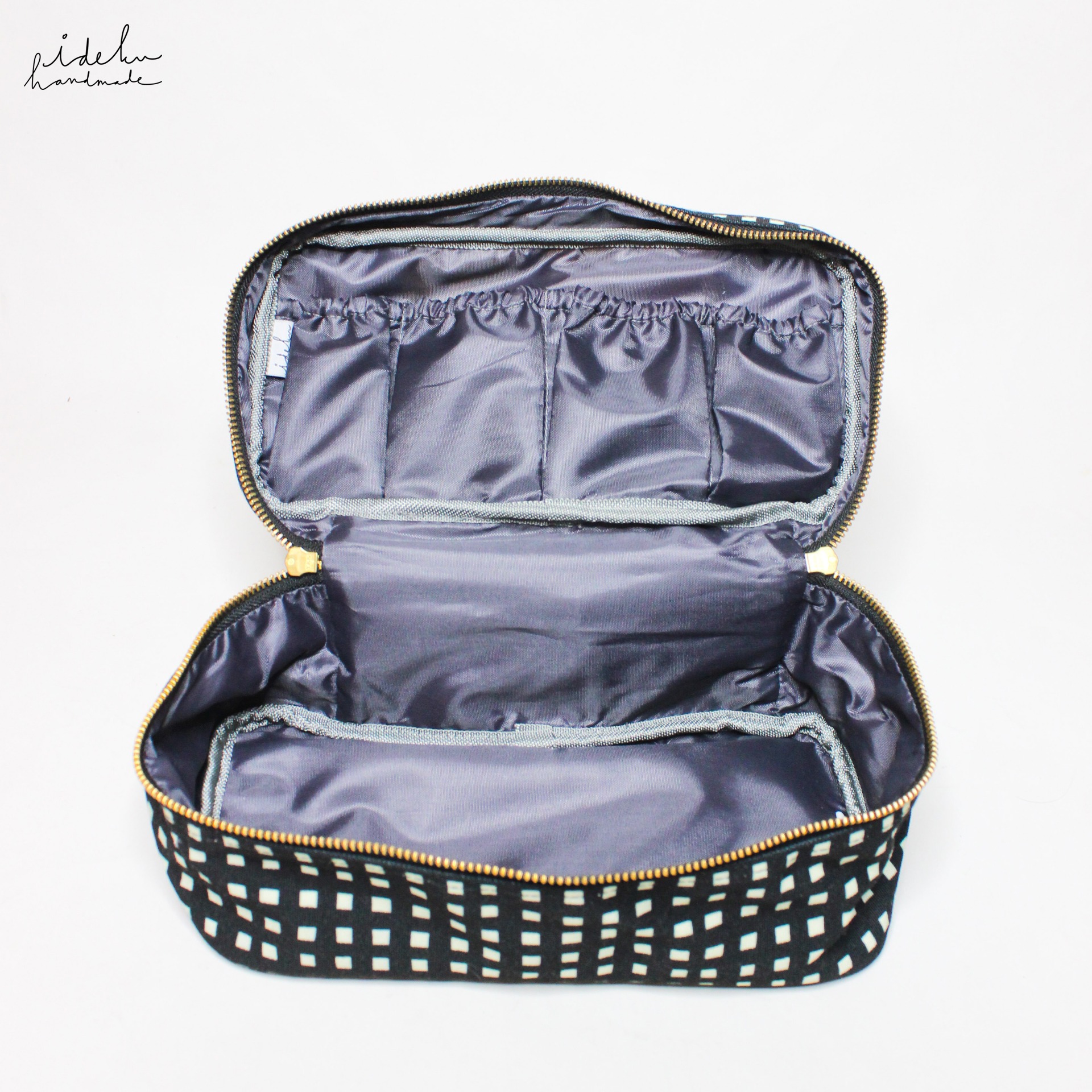 Fancy Faces Black Underwear Pouch