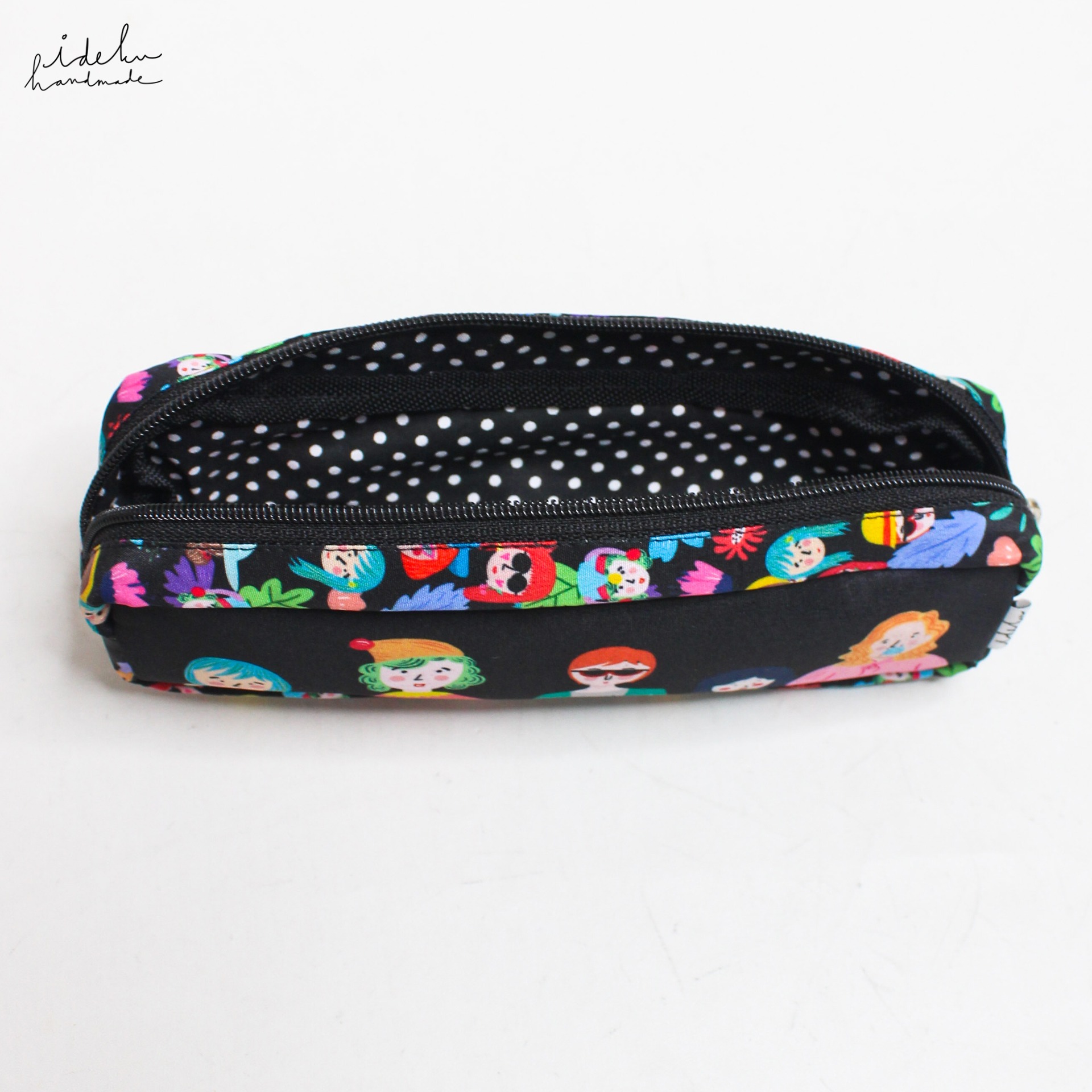 Black Faces Pencil Pouch