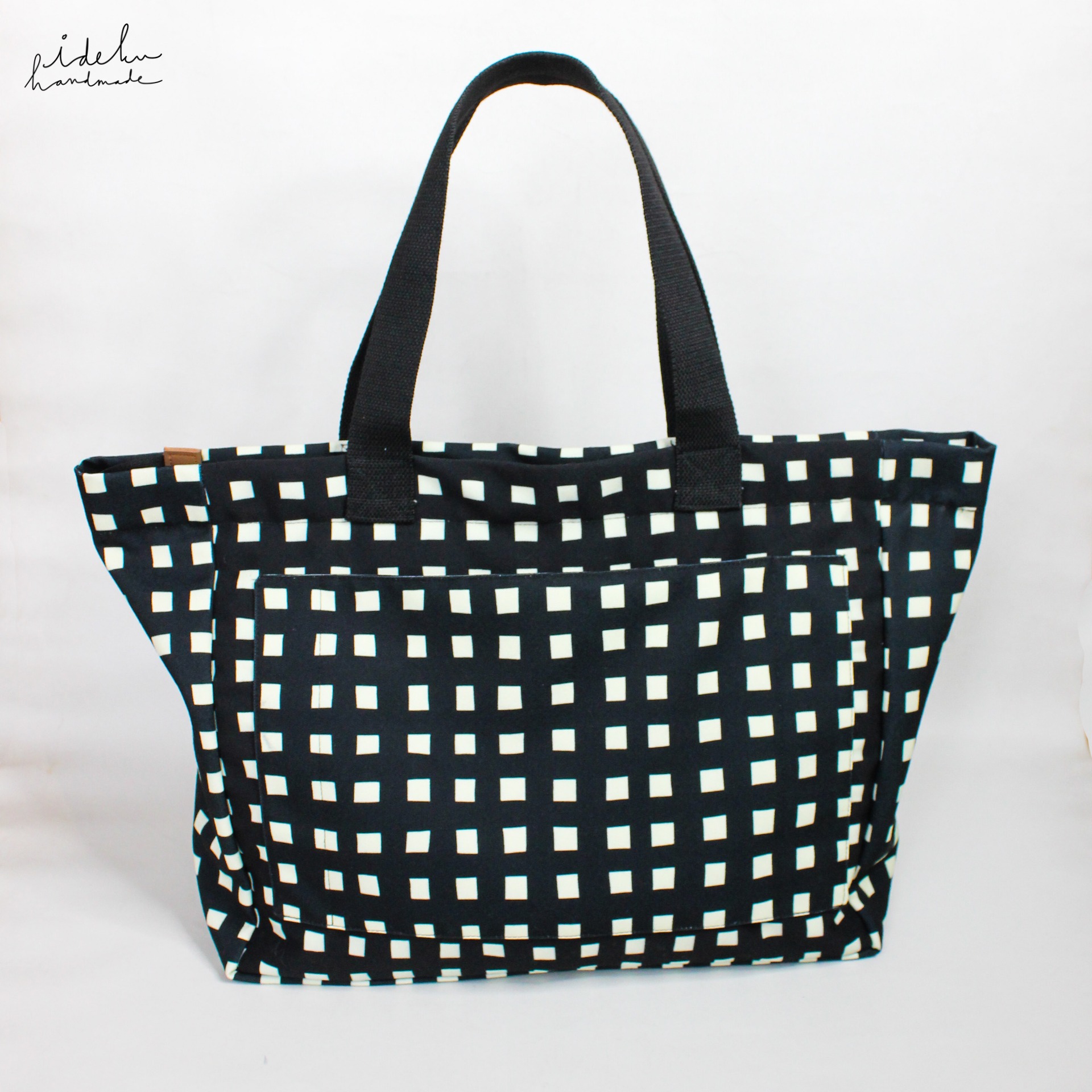 Fancy Faces Black Travel Bag