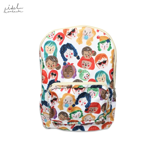 Image of Classic Faces Foldable Backpack 