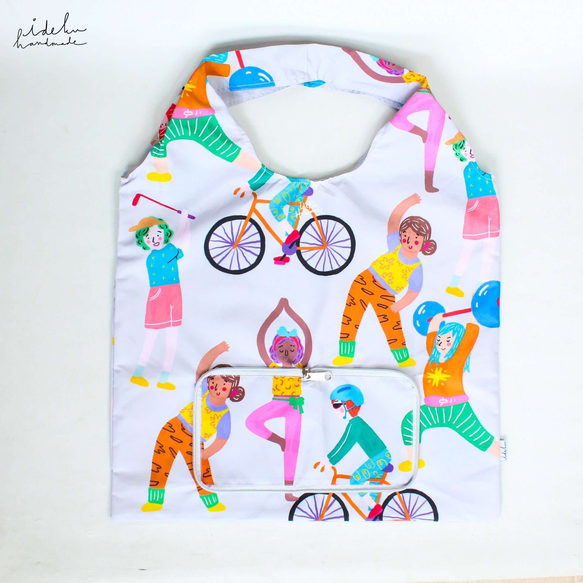 Active Faces Shopping Bag