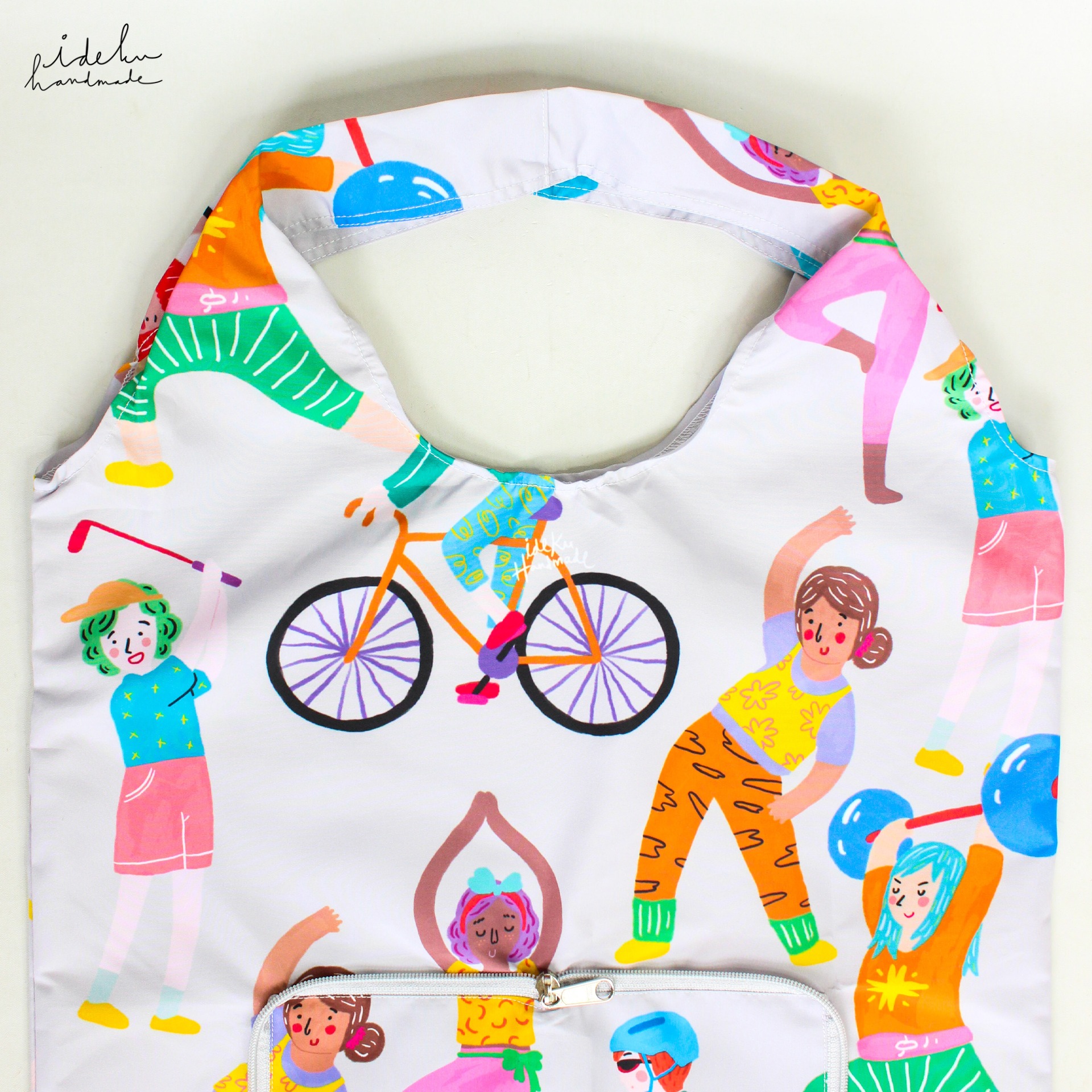 Active Faces Shopping Bag