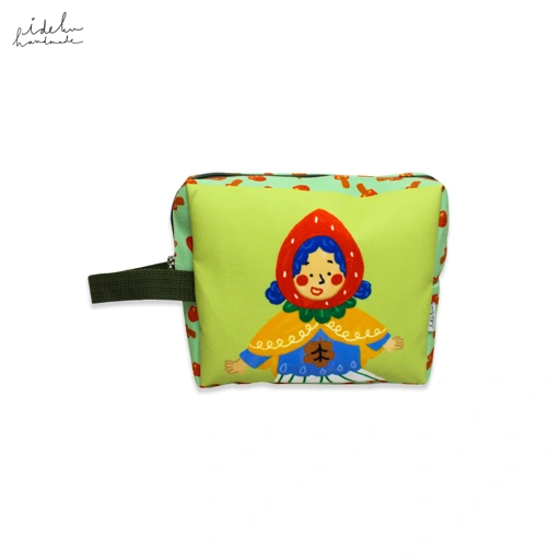 Image of Fairy Faces Square Pouch