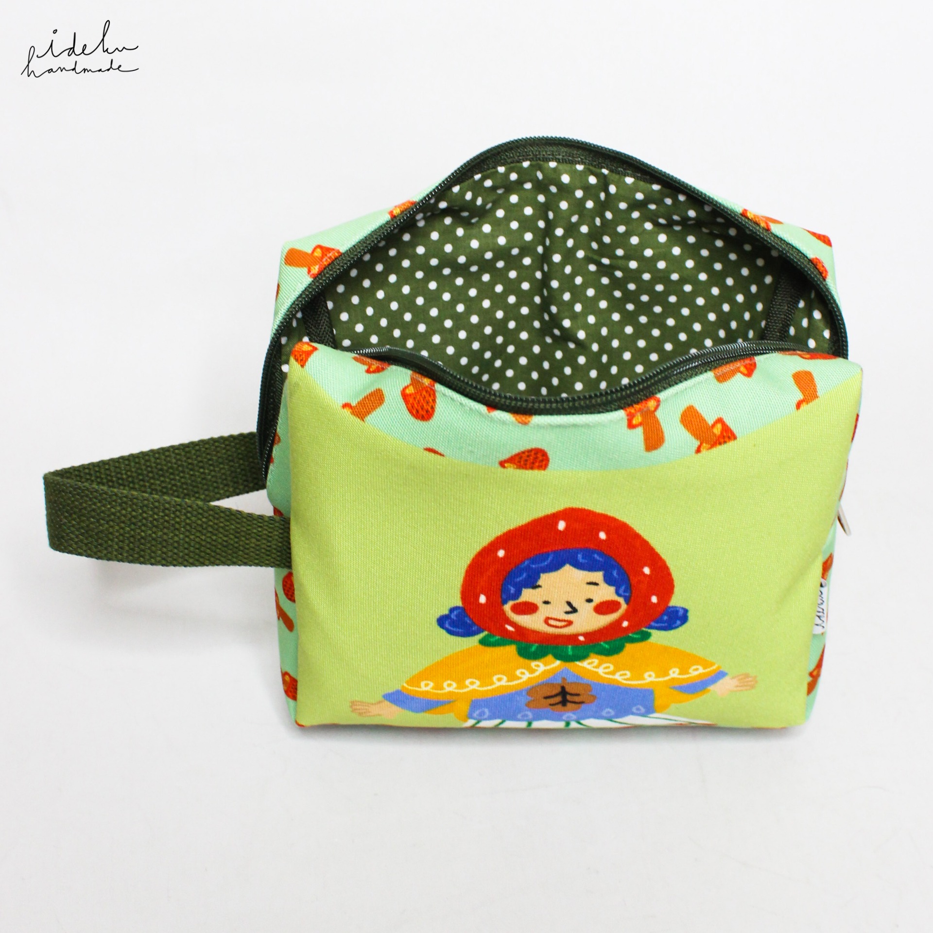 Fairy Faces Square Pouch