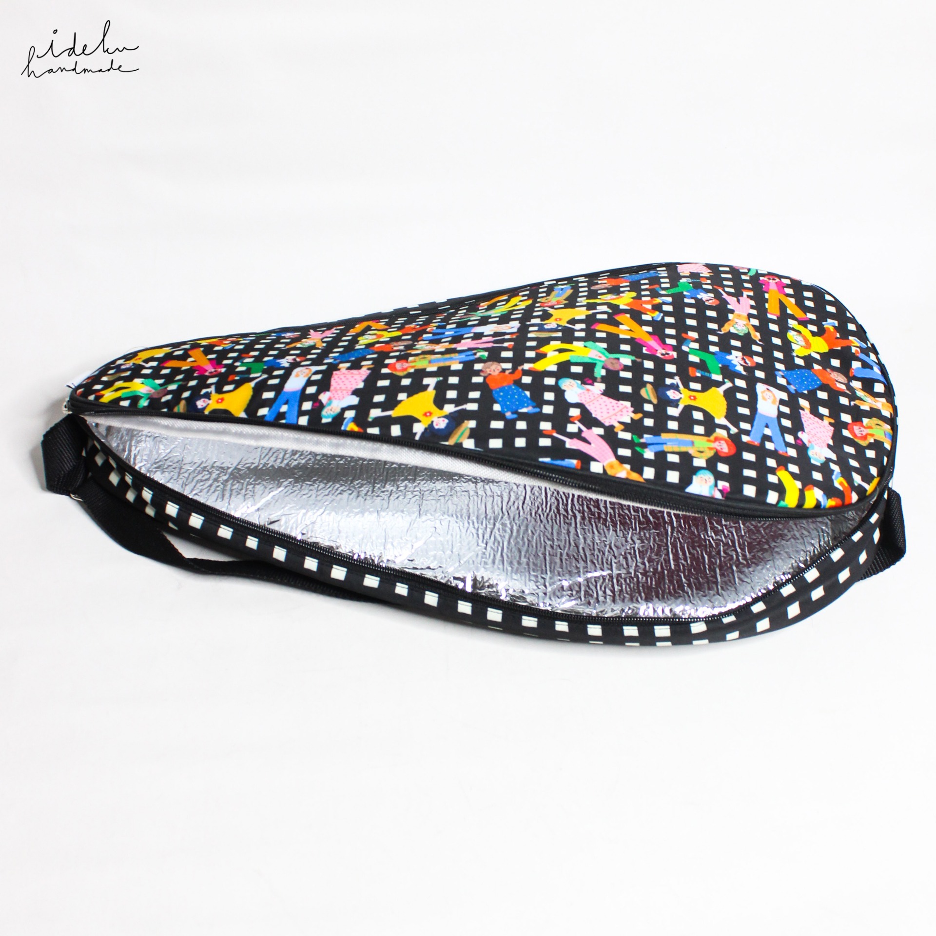 Fancy Faces Black Padel Bag 2.0