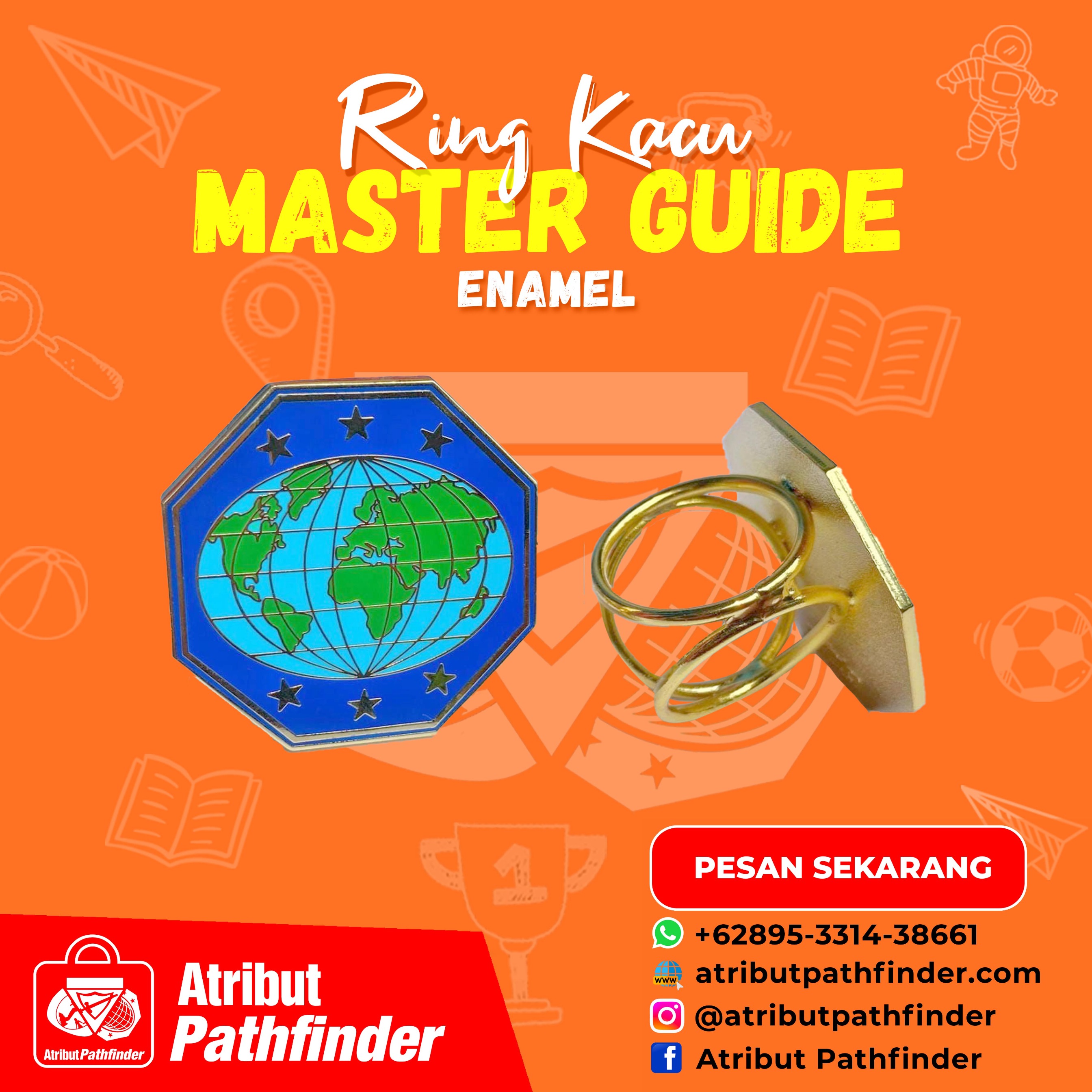 Ring Kacu Enamel