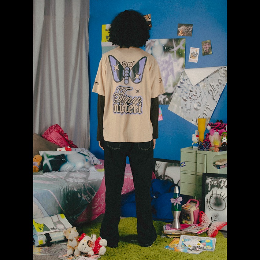 Toko Misteri x Tiny: Kitten T-shirt (Creme)
