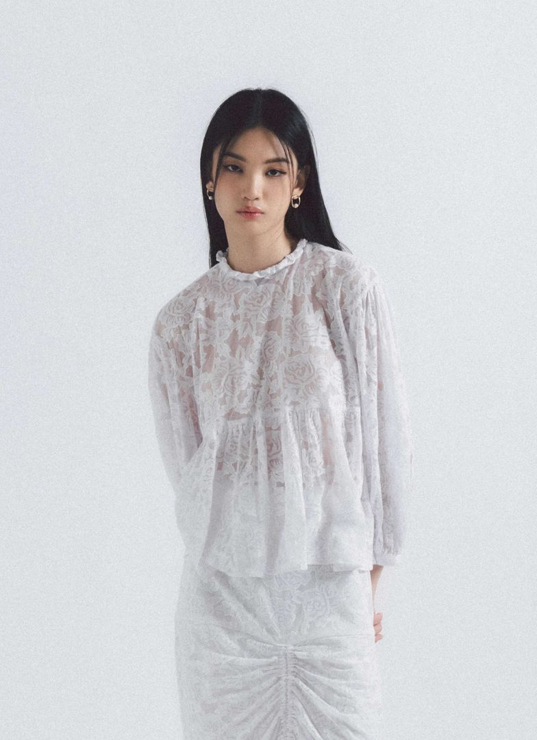 Petal Lace Blouse