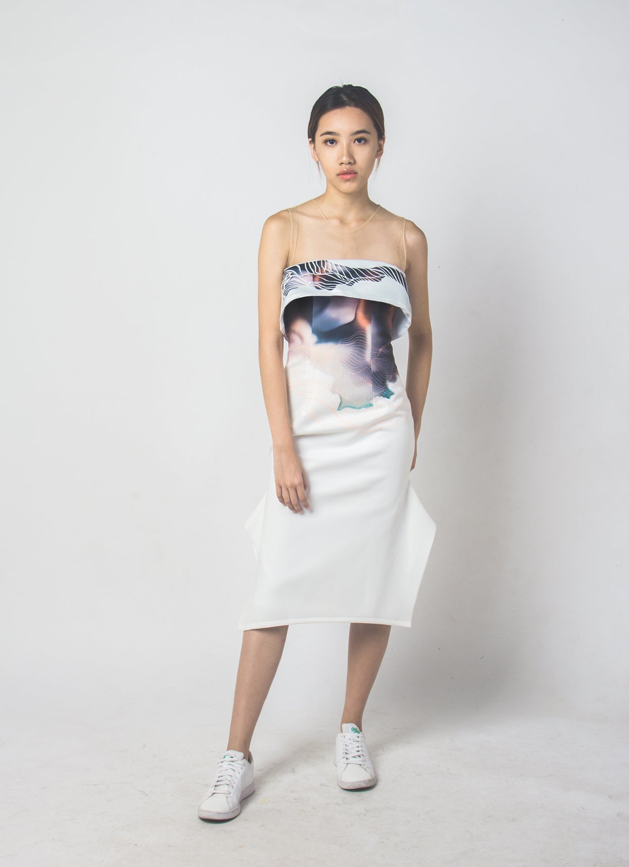 Storm Dress in White