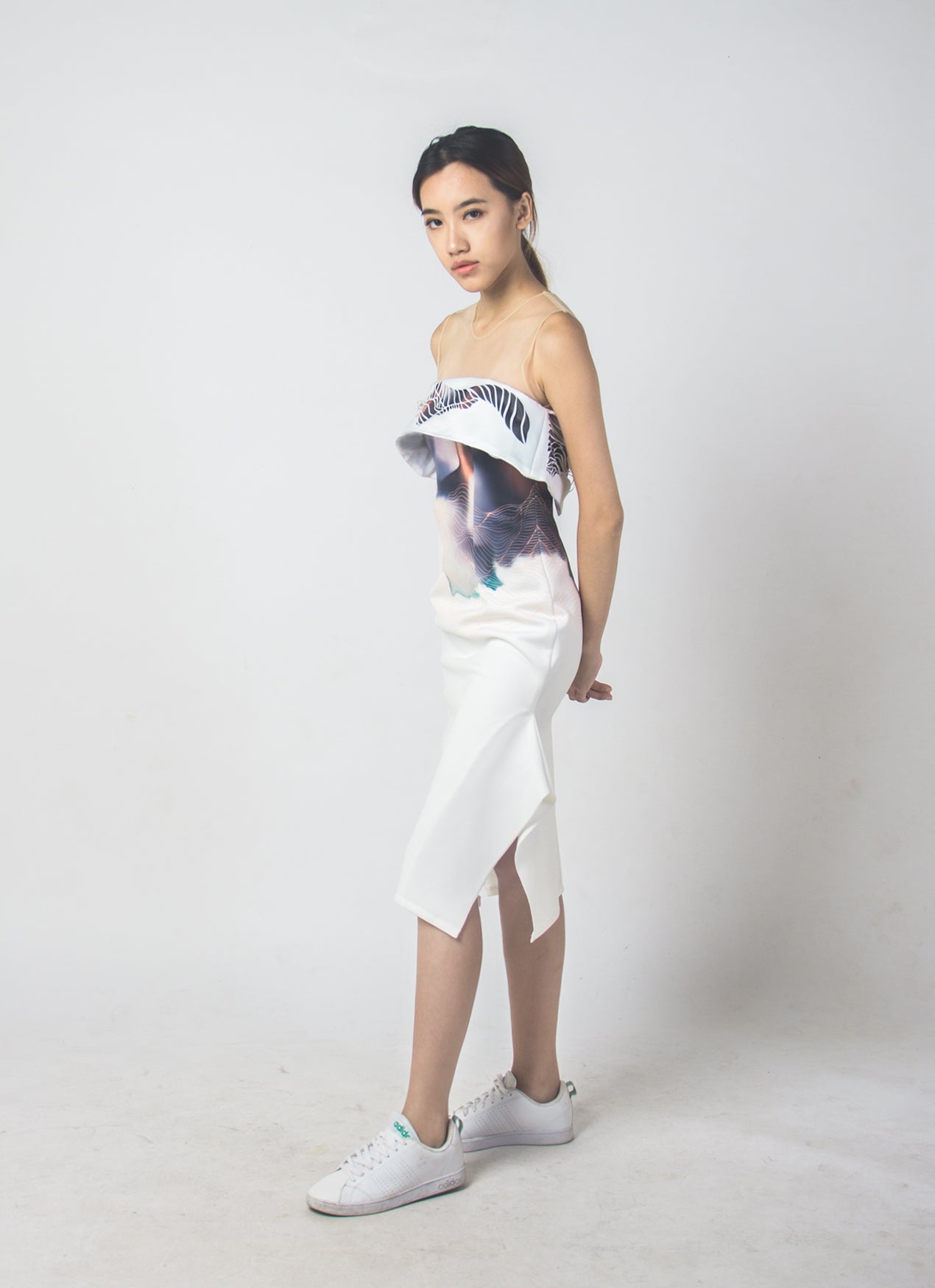 Storm Dress in White