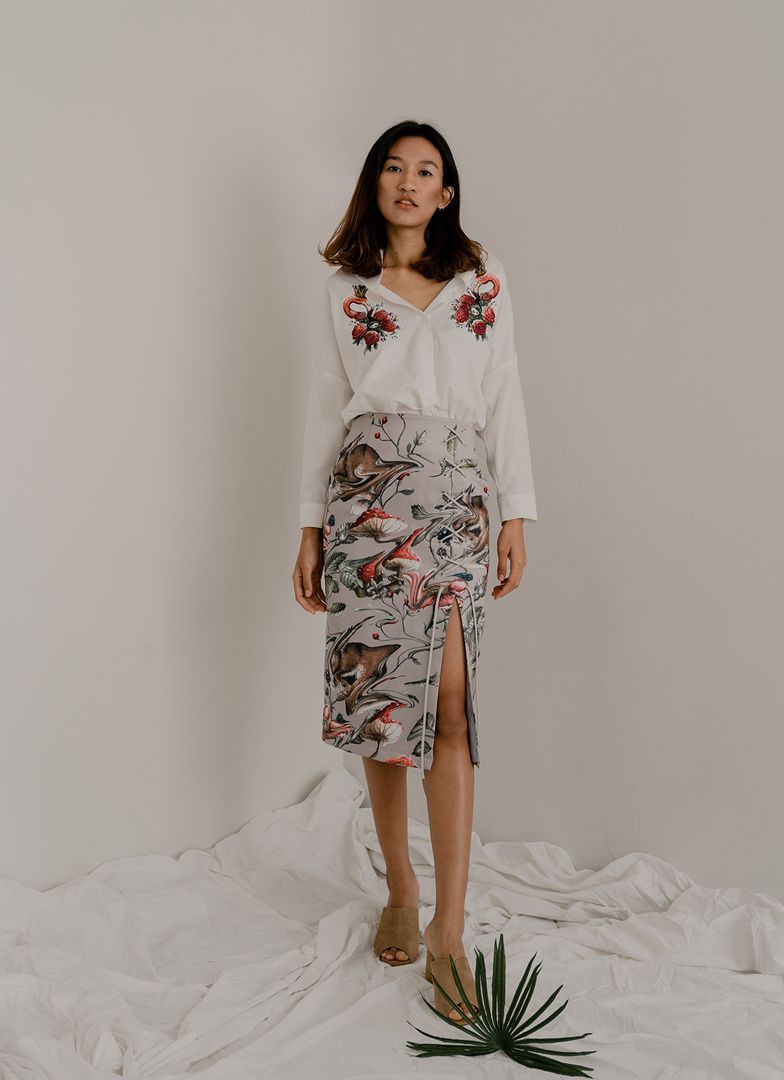 Lory Skirt in Grey