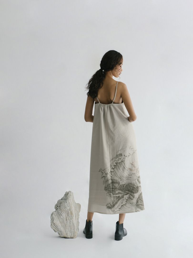 Ocea Dress in Taupe
