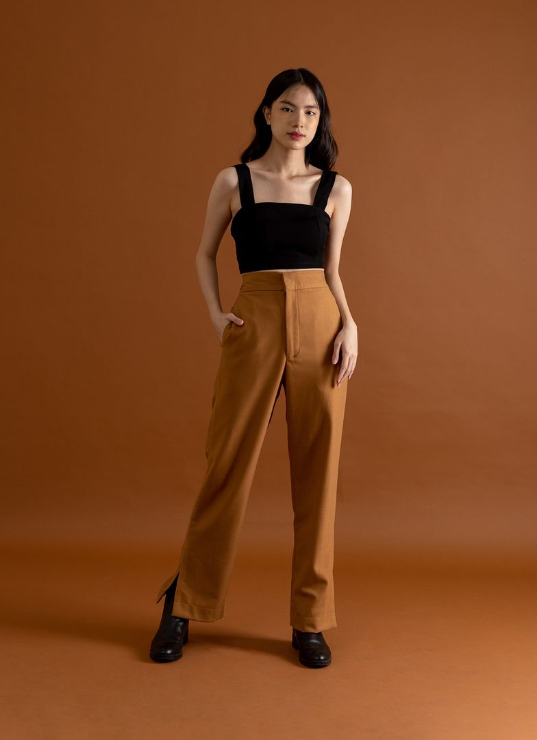 Tarra Pants in Earth (XS only)