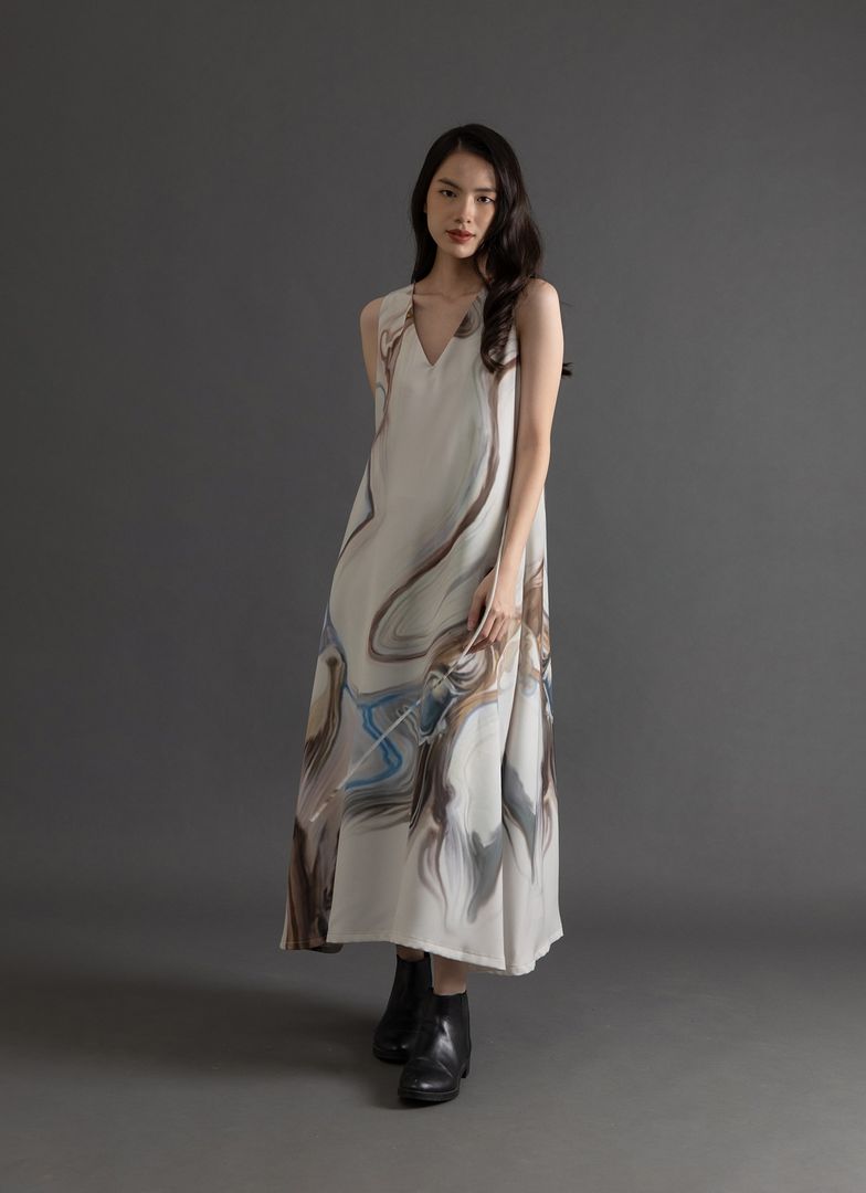 Axis Marbled Dress