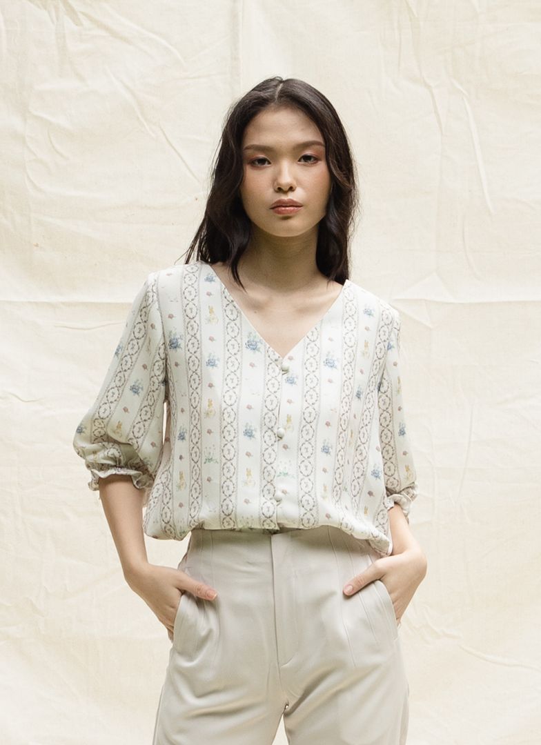 Merryl Blouse in Stripes