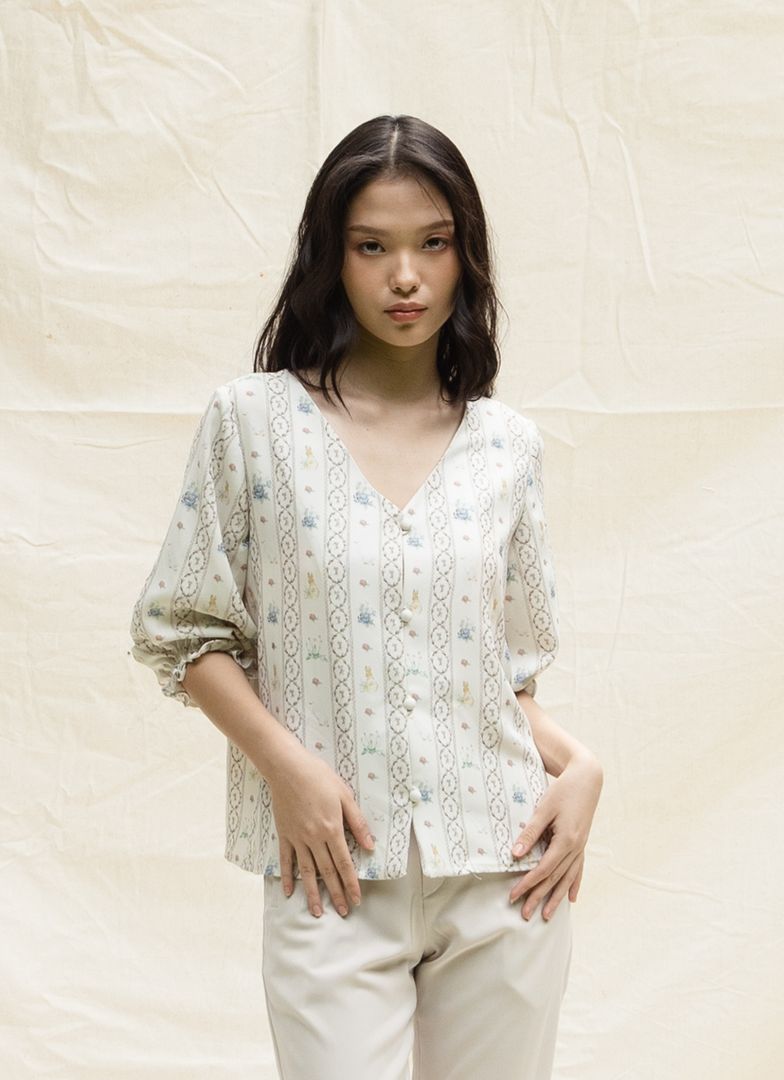 Merryl Blouse in Stripes