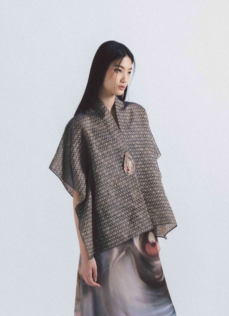 Dalla Outer in Woven Organza