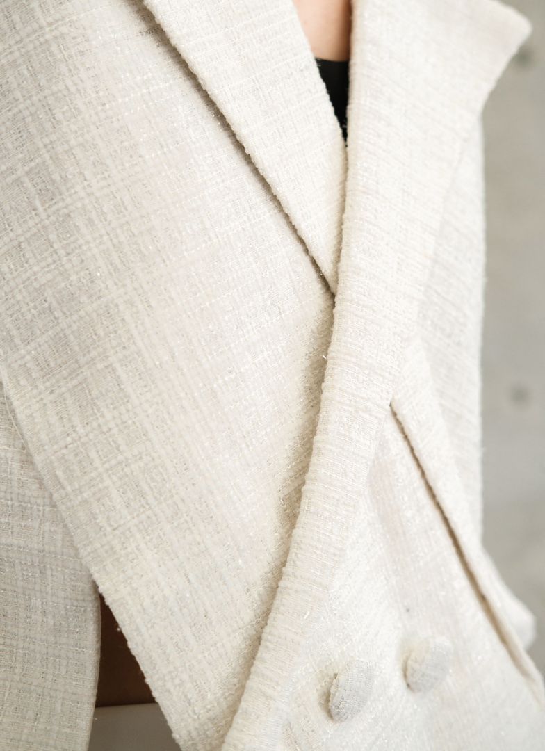 Croix Vest in White (Last Piece)