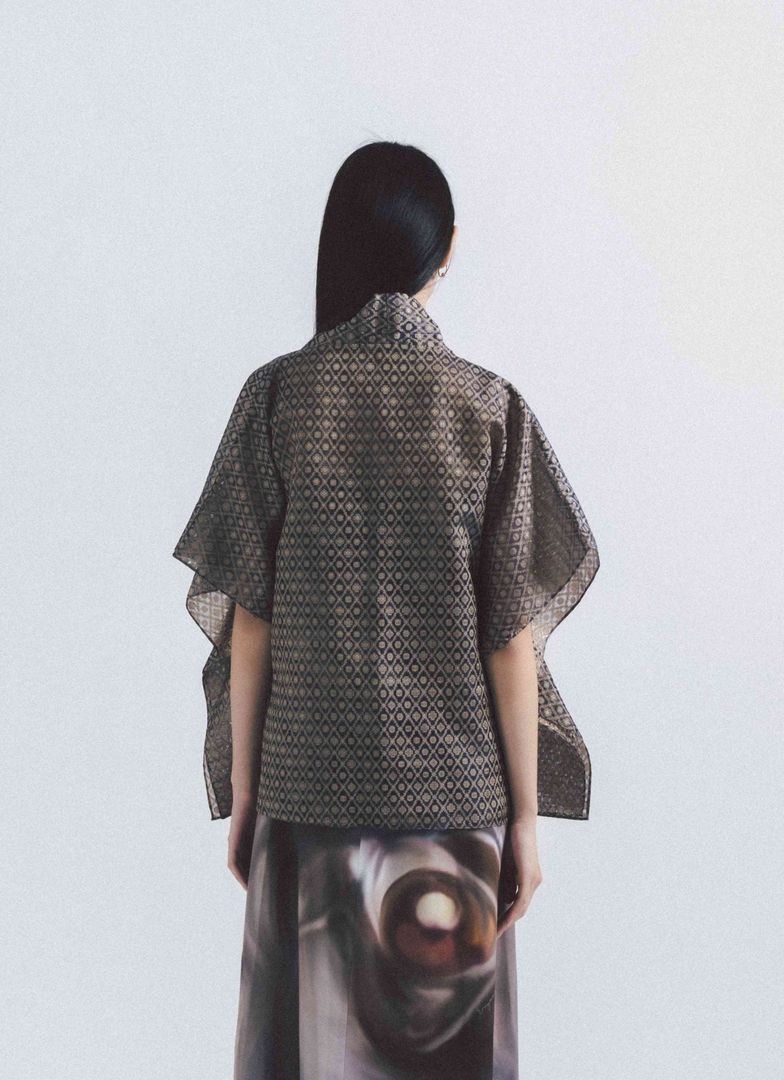 Dalla Outer in Woven Organza