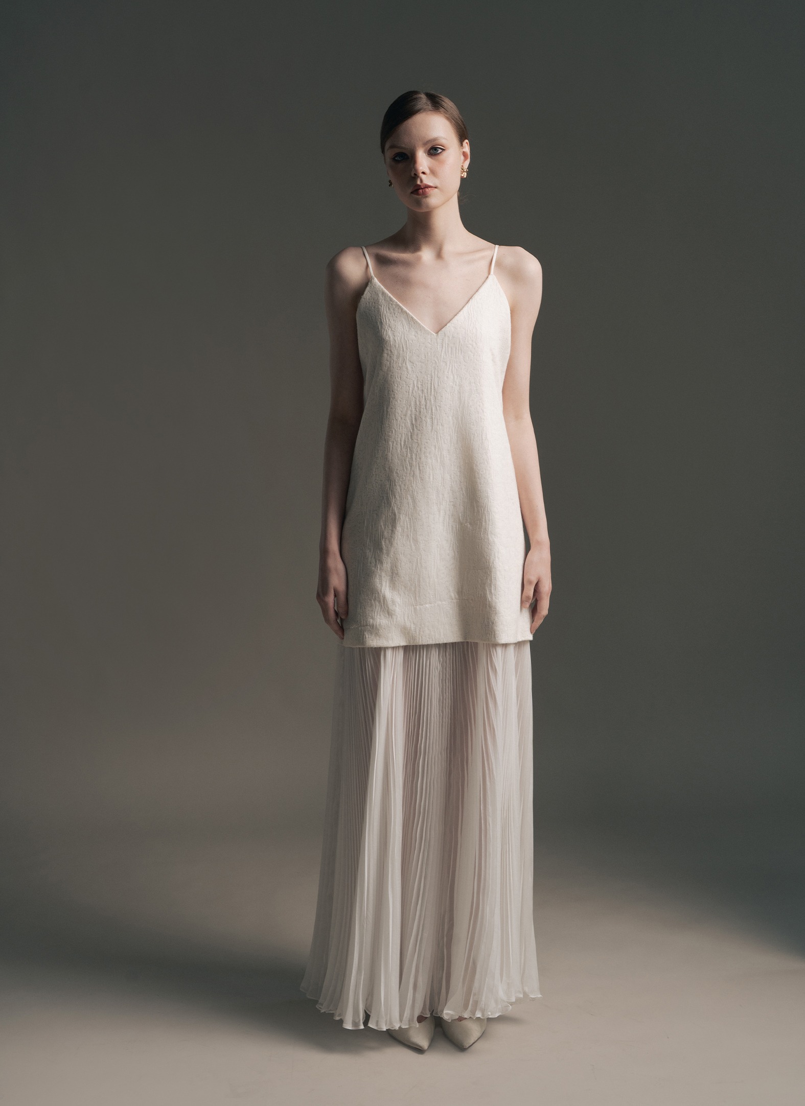 Caroline Pleated Dress