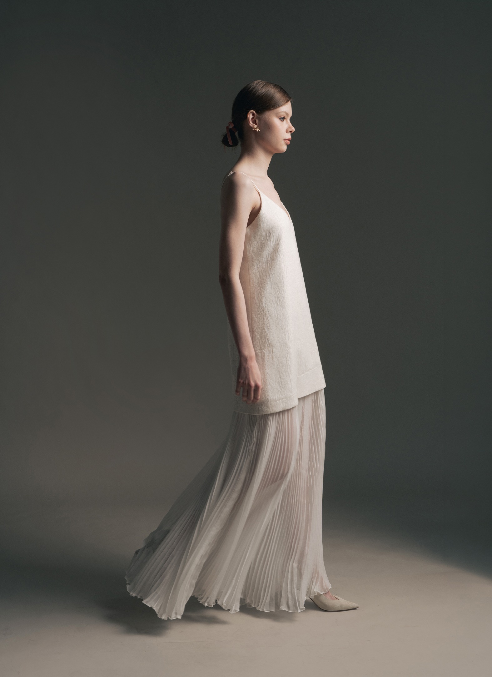 Caroline Pleated Dress