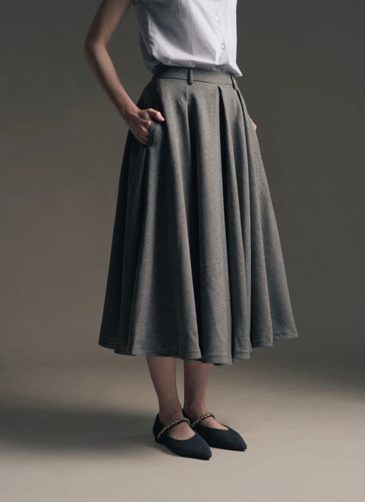 Janet Skirt in Grey