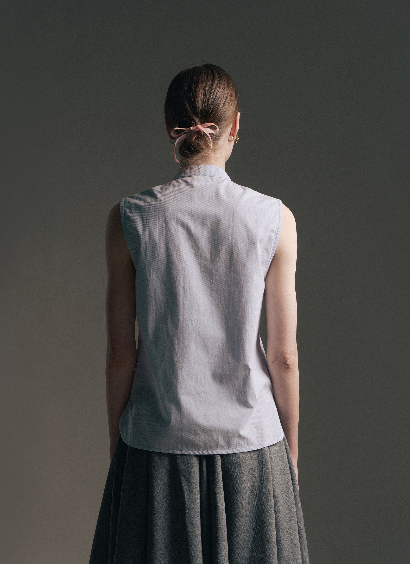 Martina Shirt in Dusty Blue