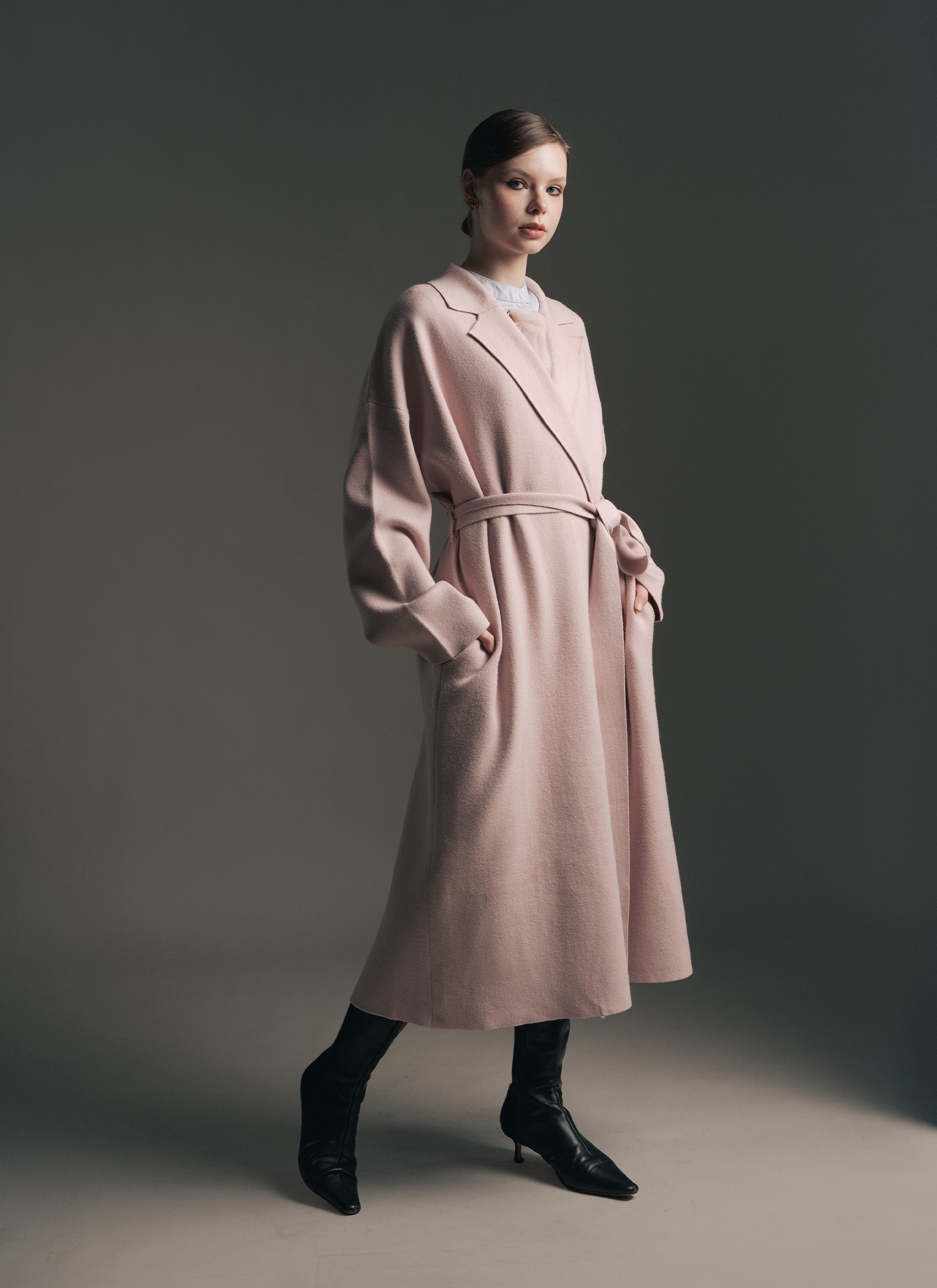 Ashley Coat and Balaclava in Lilac