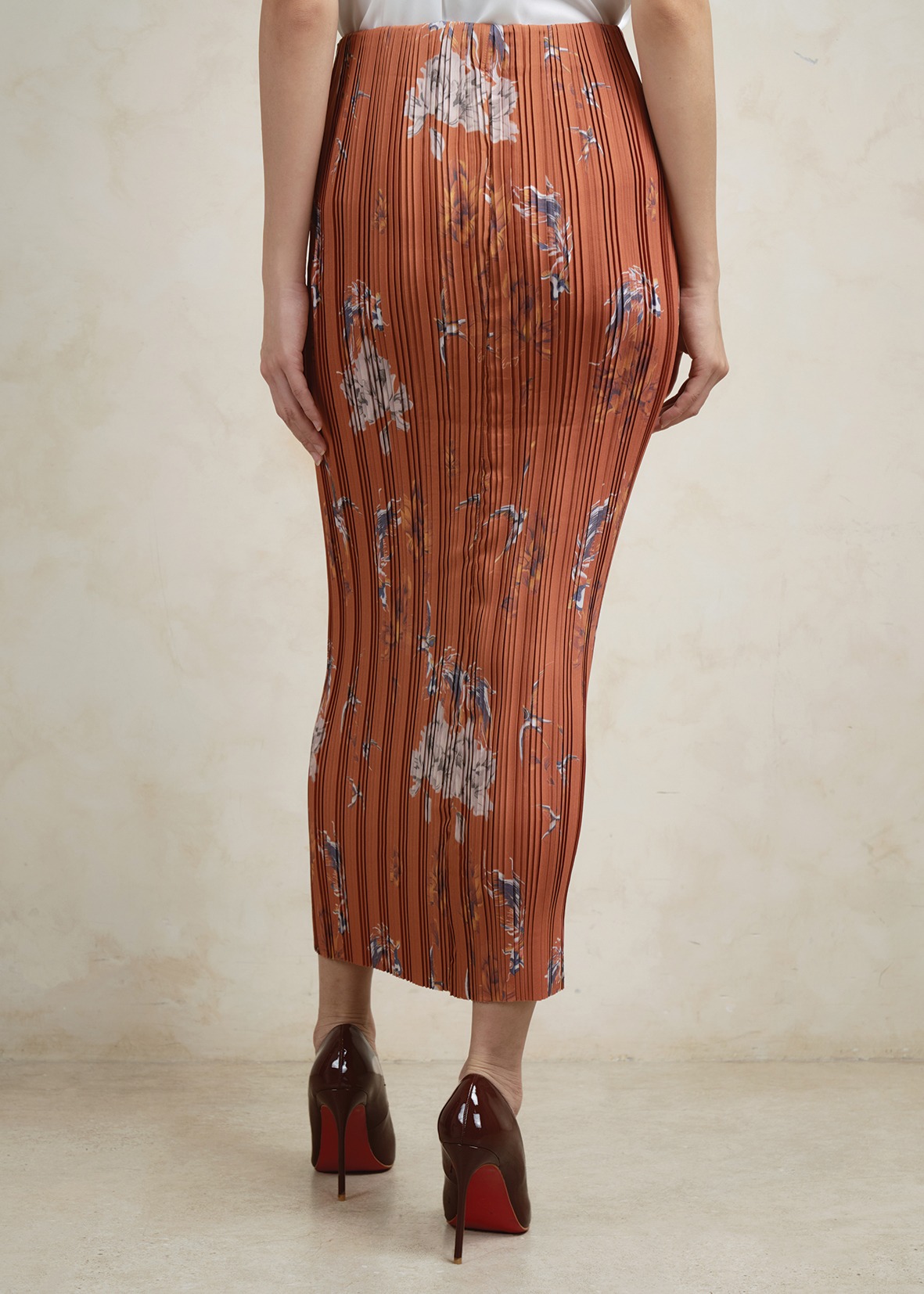 Ava Pleated Skirt Print (PO for 14 days)