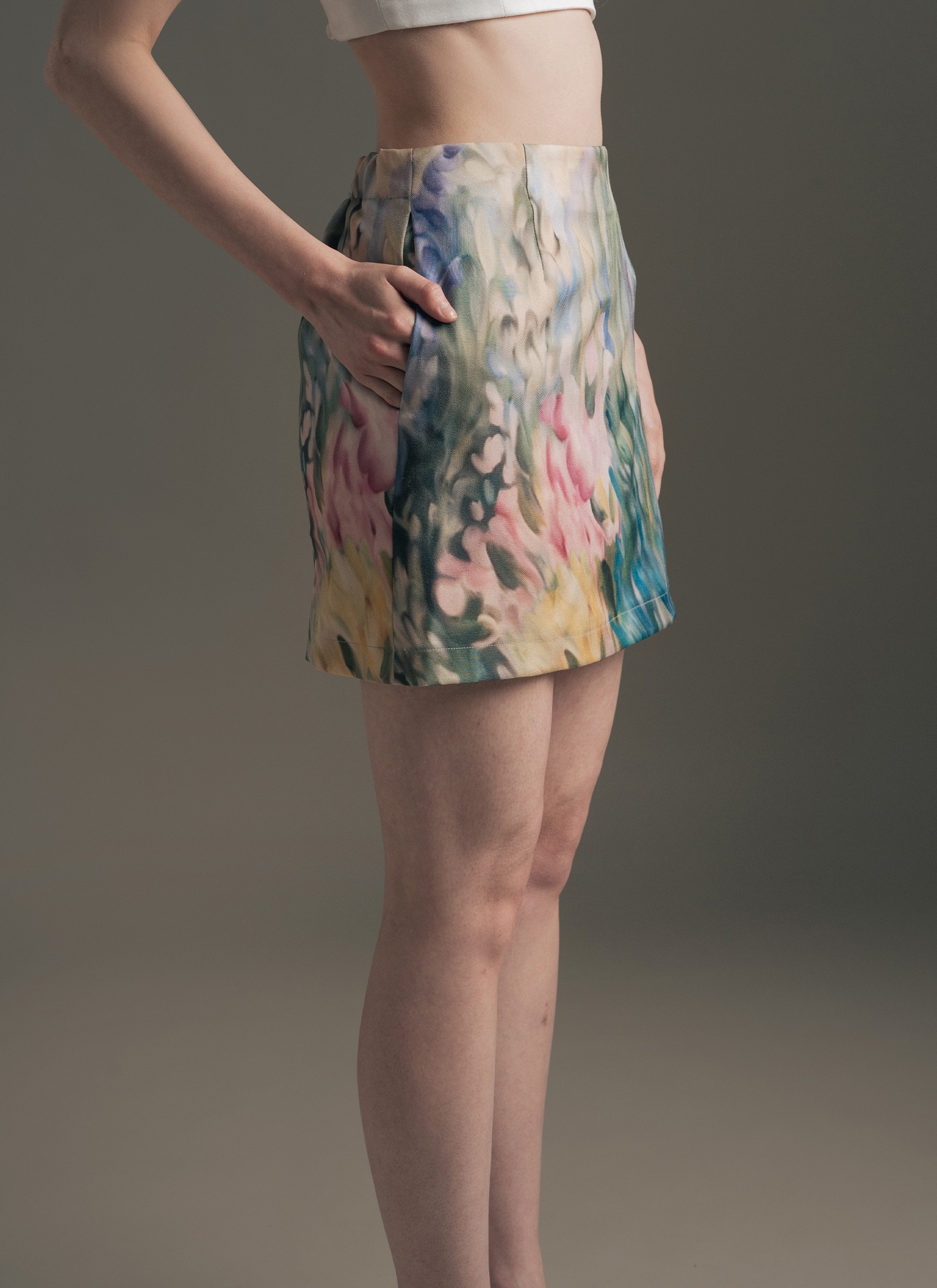 Ava Mini Skirt in Print