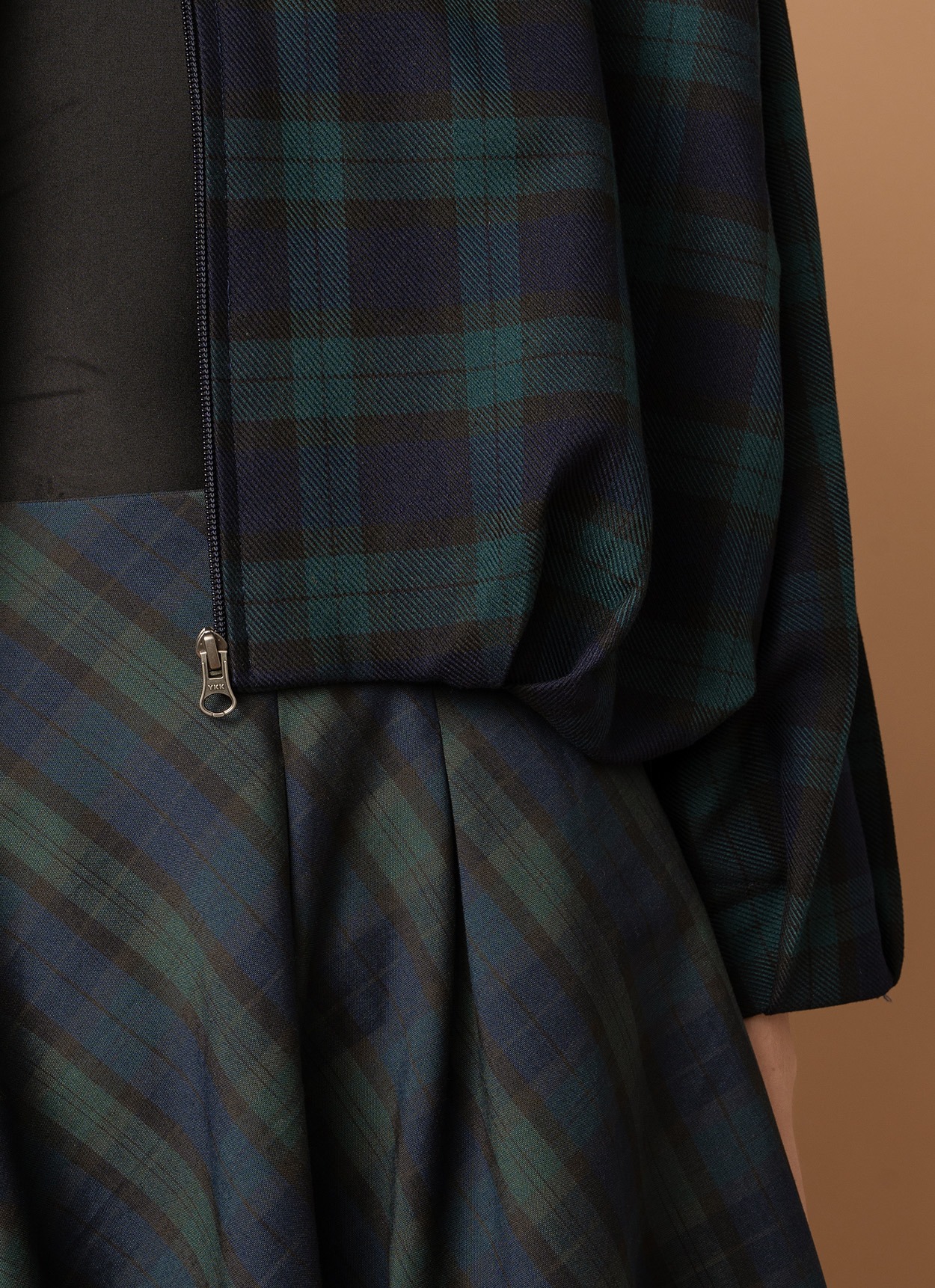 Baloon Blazer in Scottish Plaid