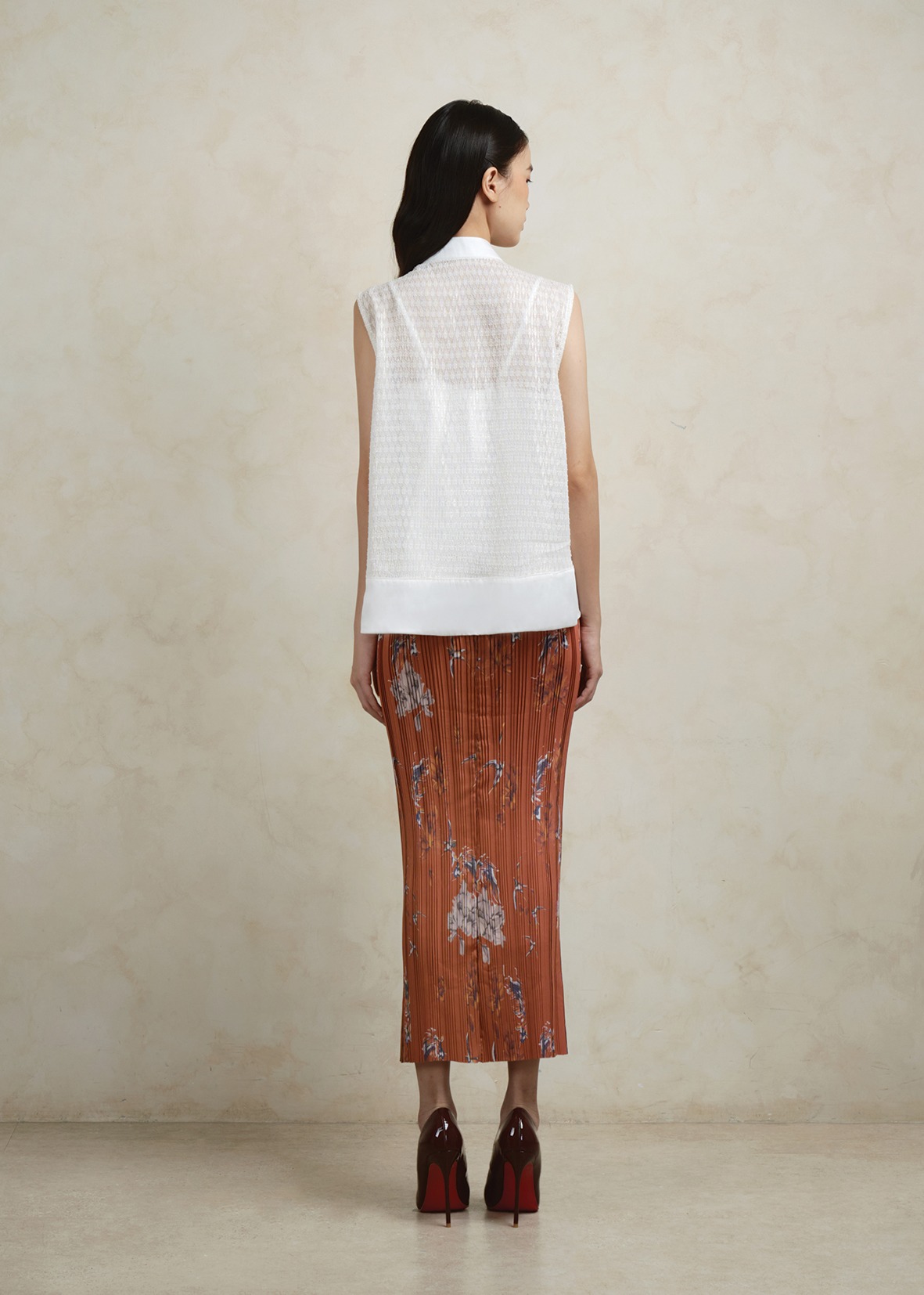 Celia Blouse in Pearl