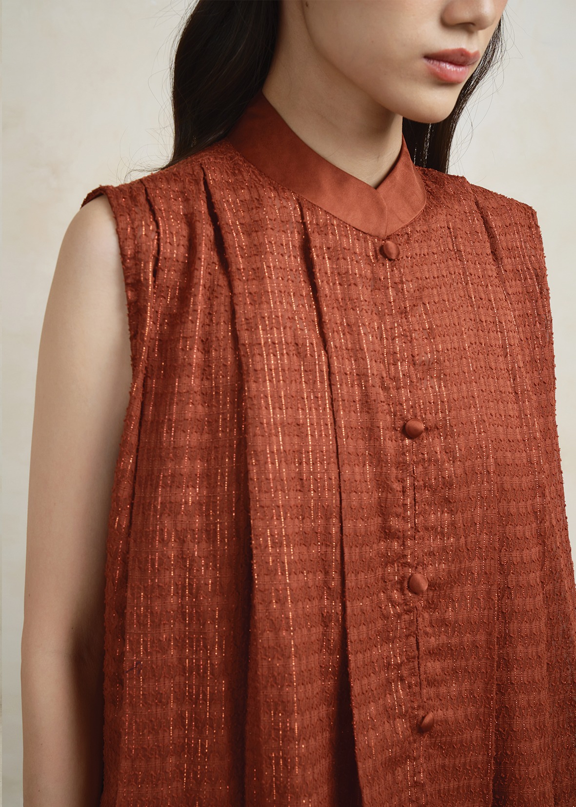Celia Blouse in Terracota (PO for 14 days)
