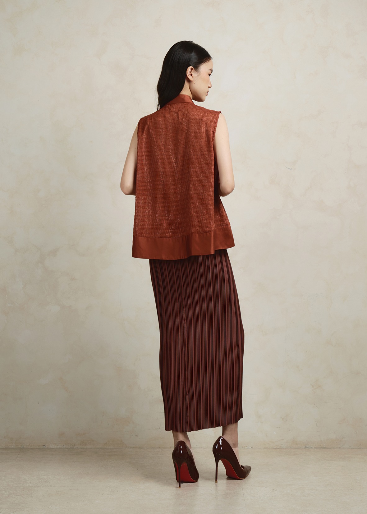 Celia Blouse in Terracota (PO for 14 days)