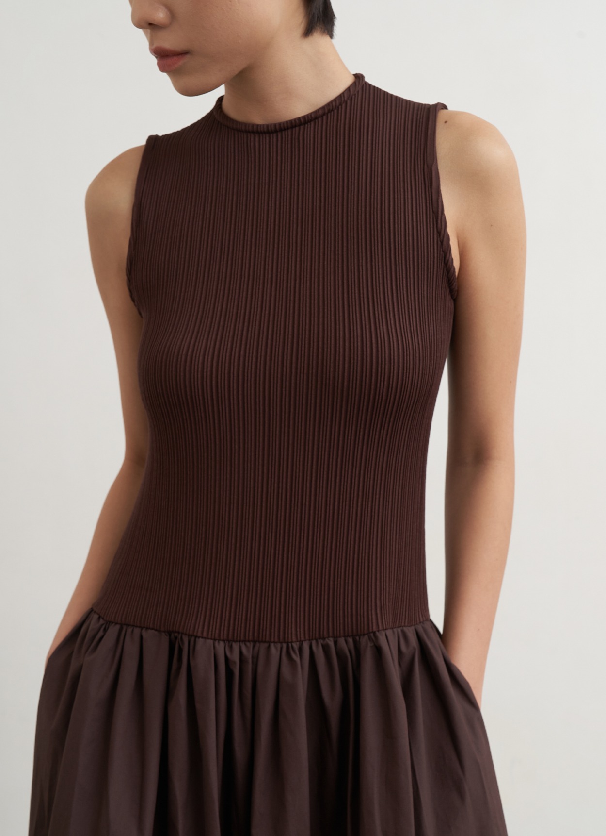 Cleo Dress in Espresso