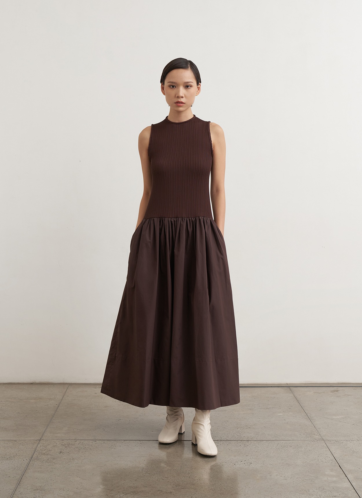 Cleo Dress in Espresso