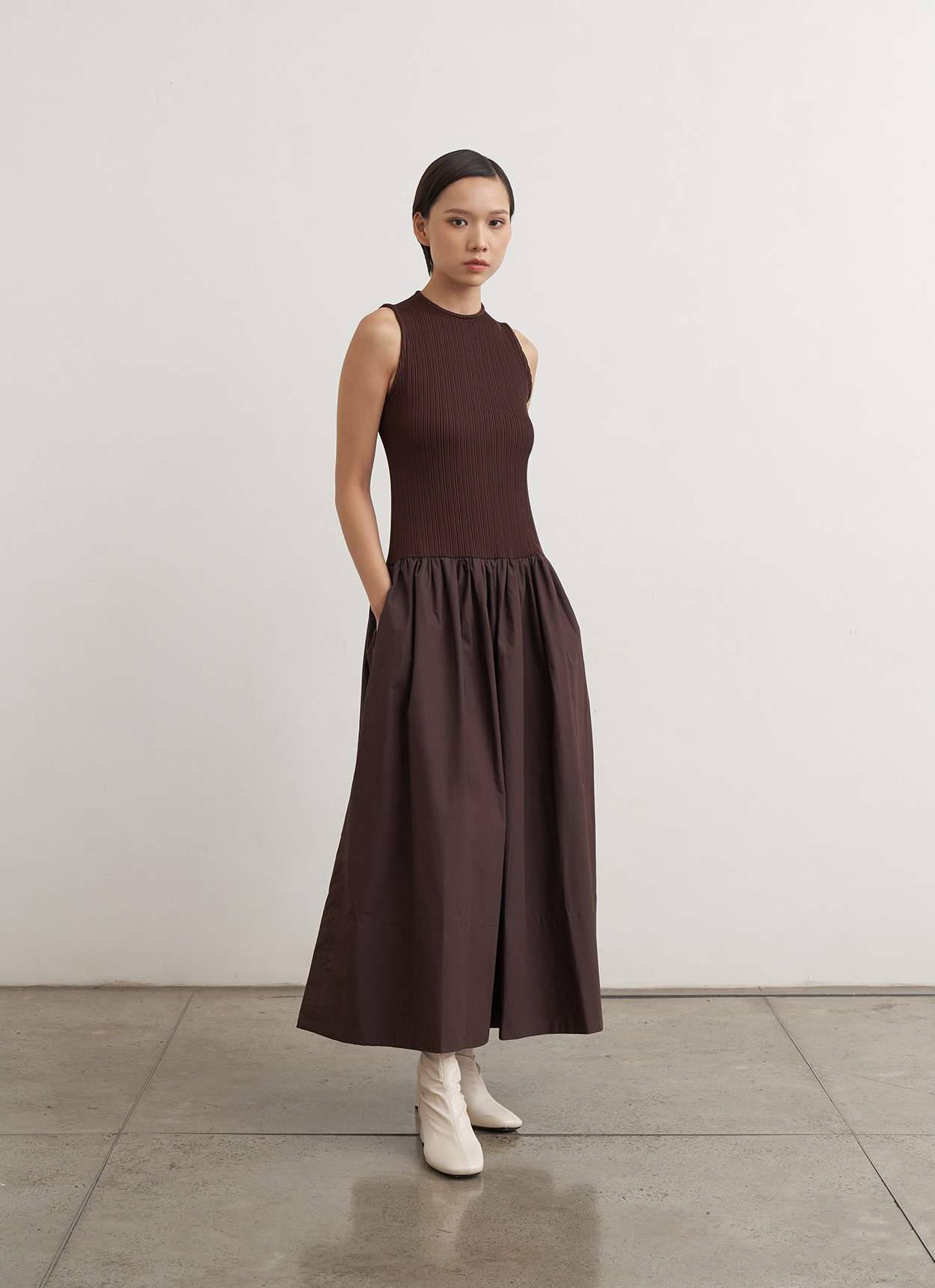 Cleo Dress in Espresso