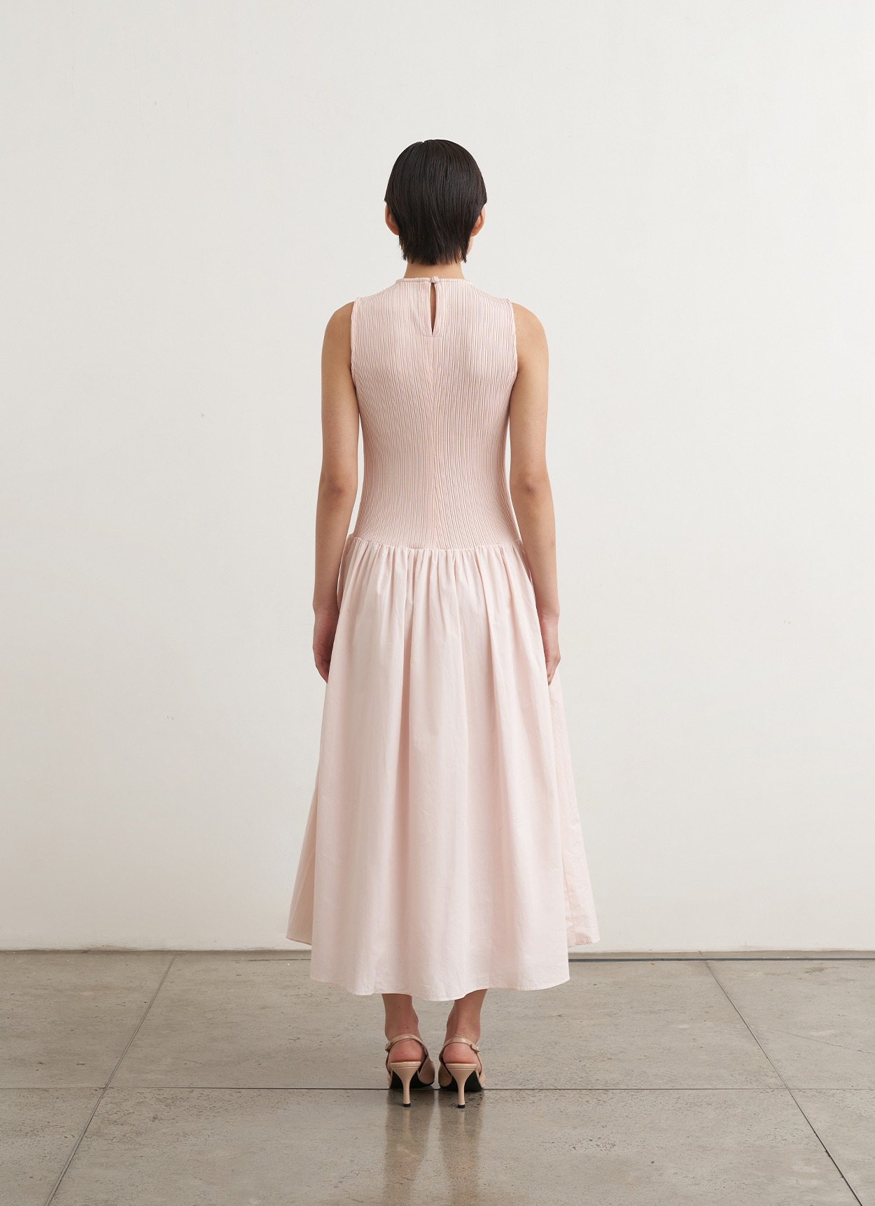 Cleo Dress in Ballet Pink