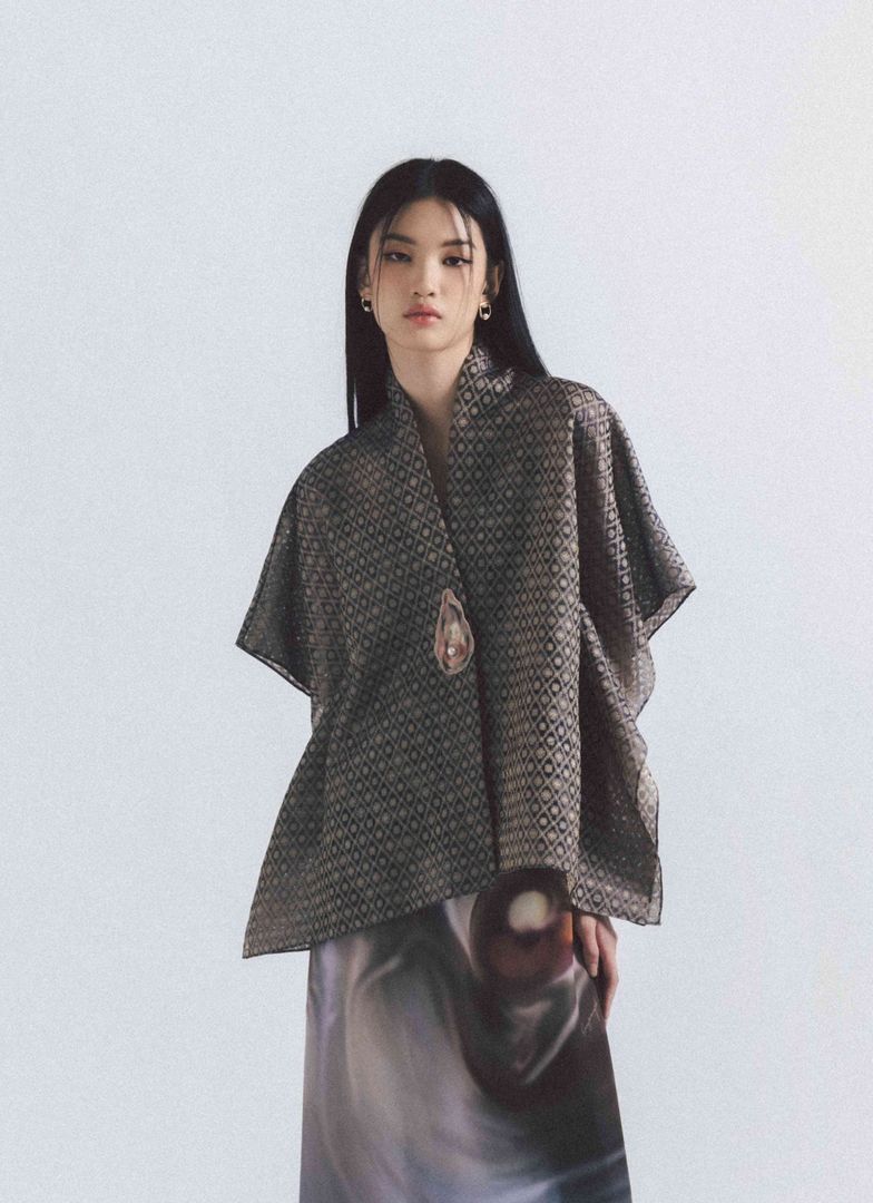 Dalla Outer in Woven Organza