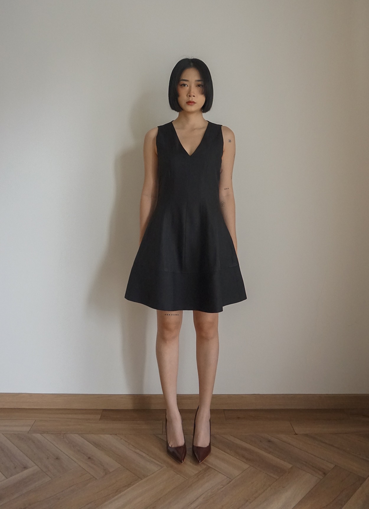 Keira Mini Dress in Black