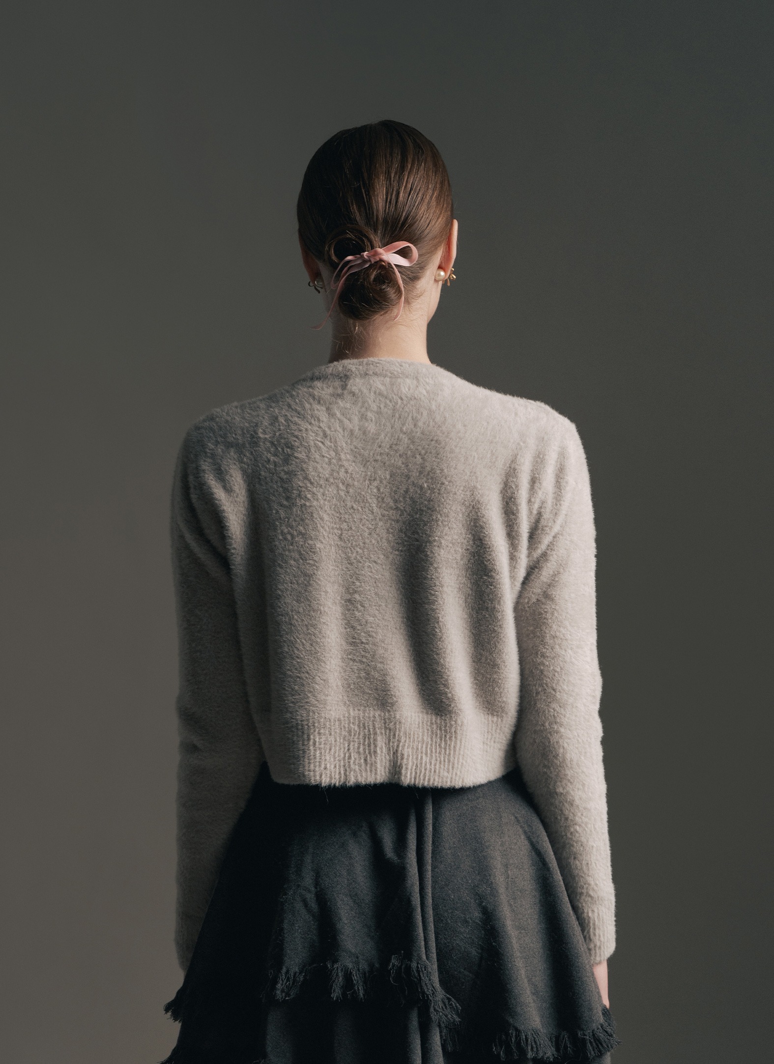 Grey Swan Fur Cardigan
