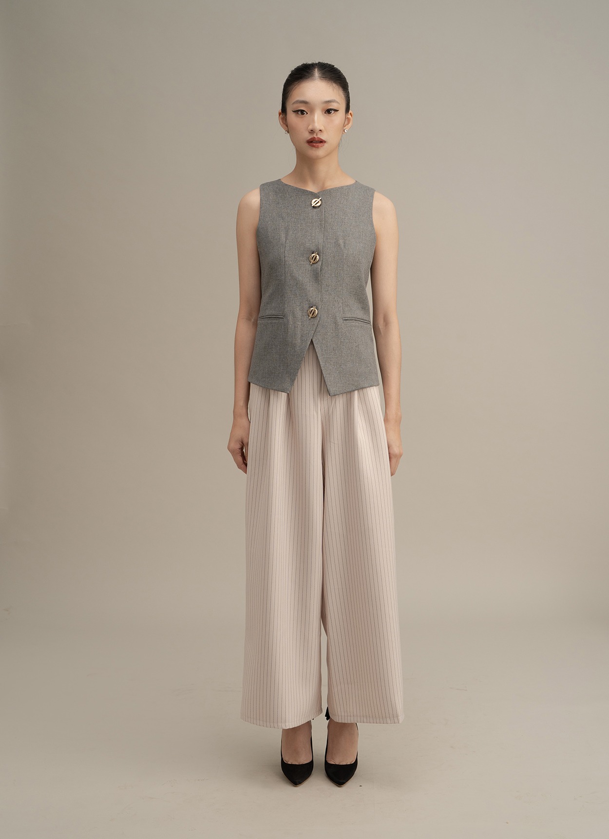 Maddison Grey Vest