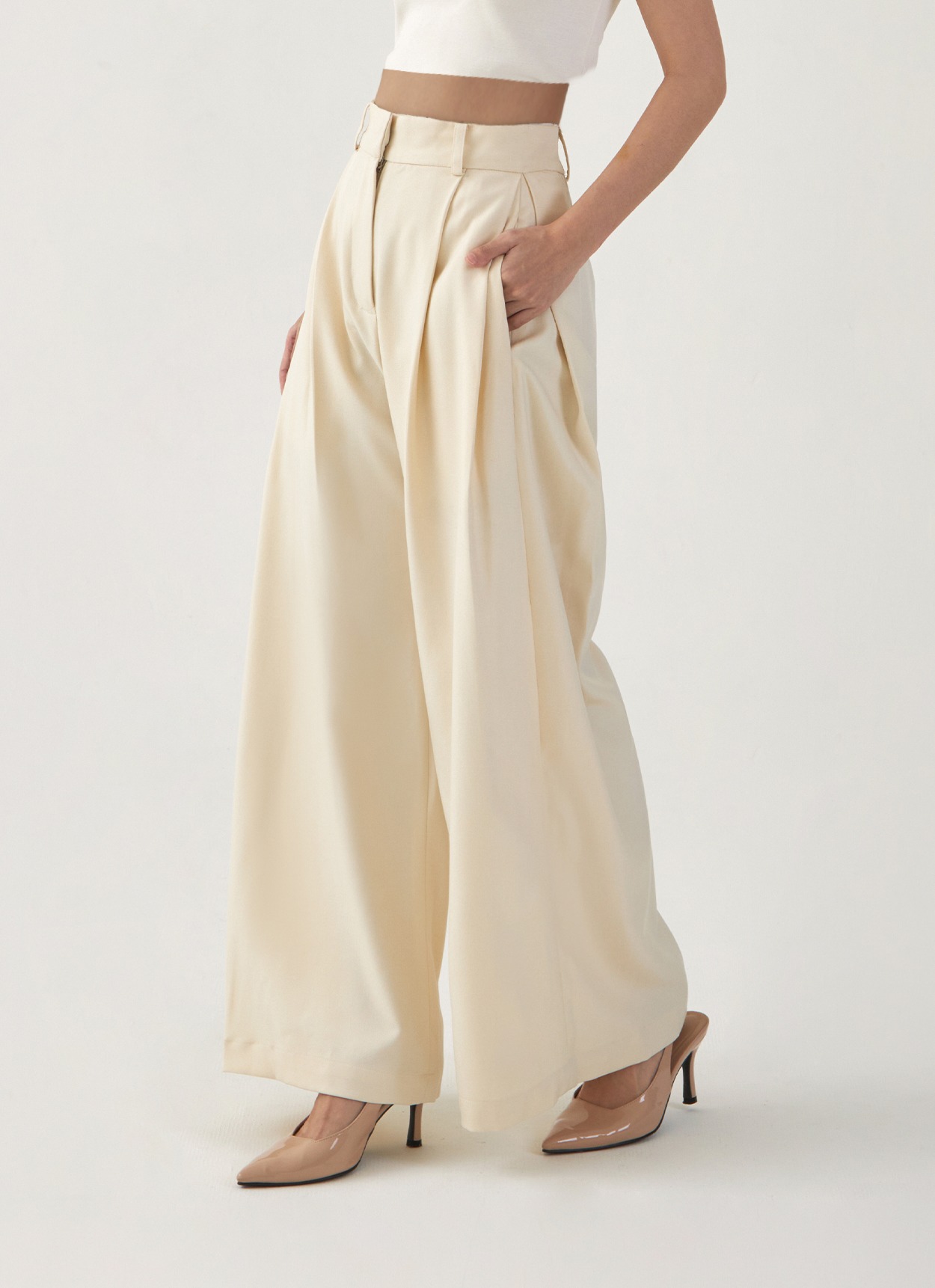 Carta Pants in Ivory