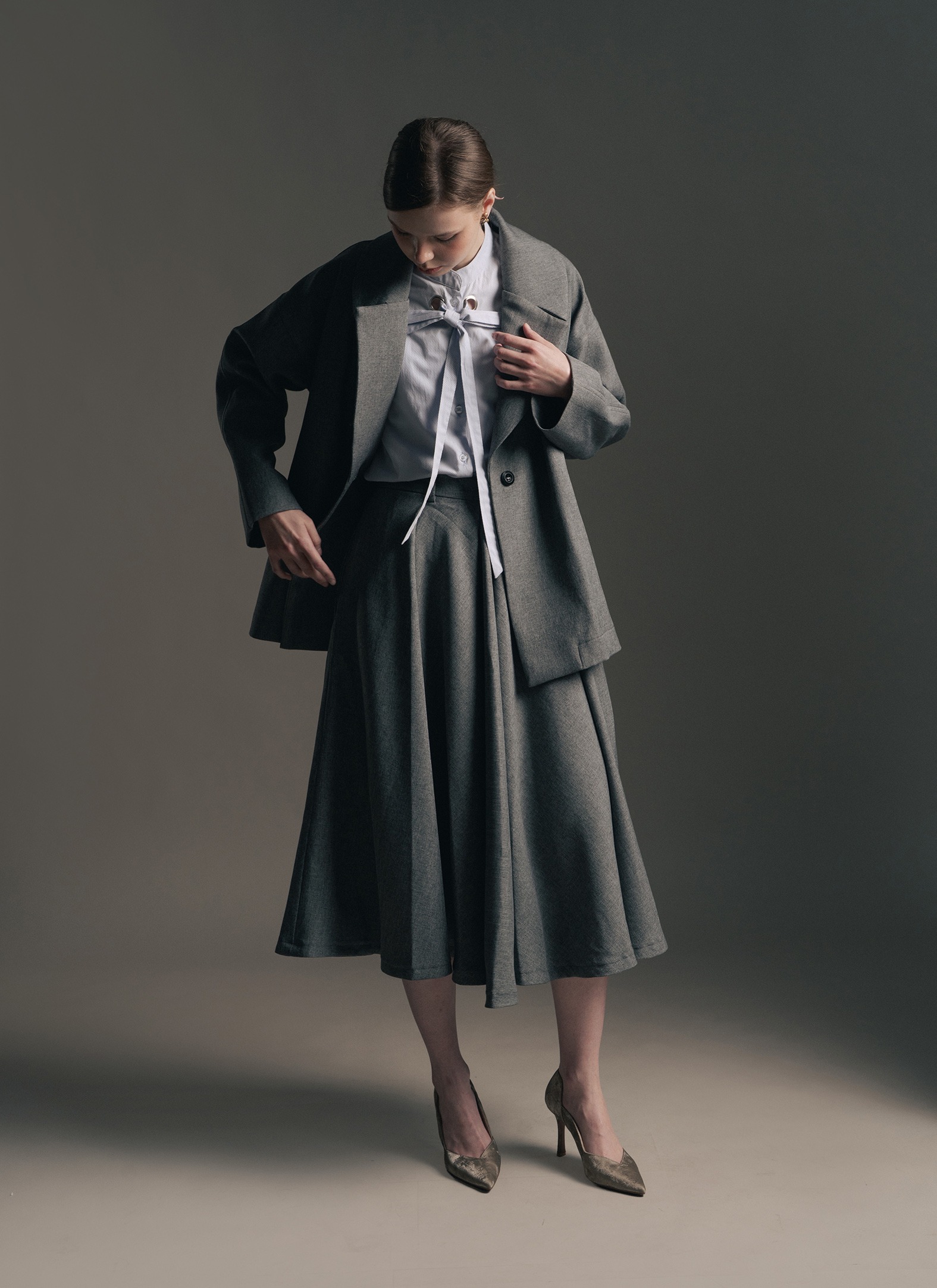 Jade Jacket in Grey