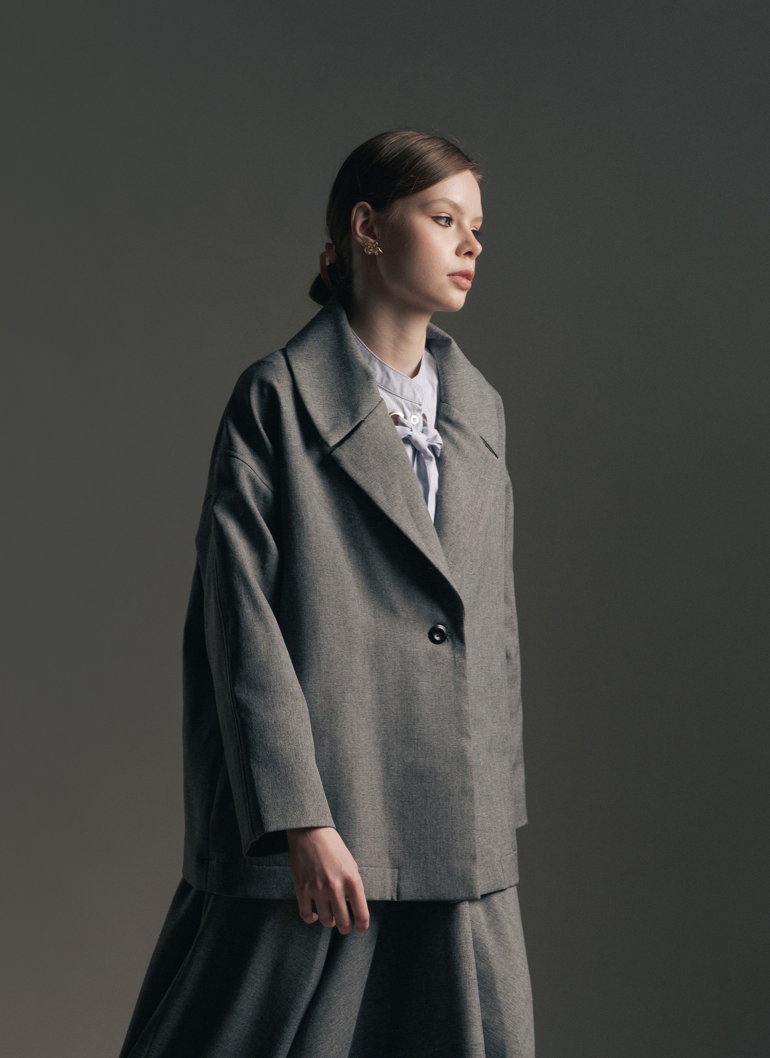 Jade Jacket in Grey