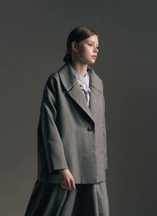 Jade Jacket in Grey