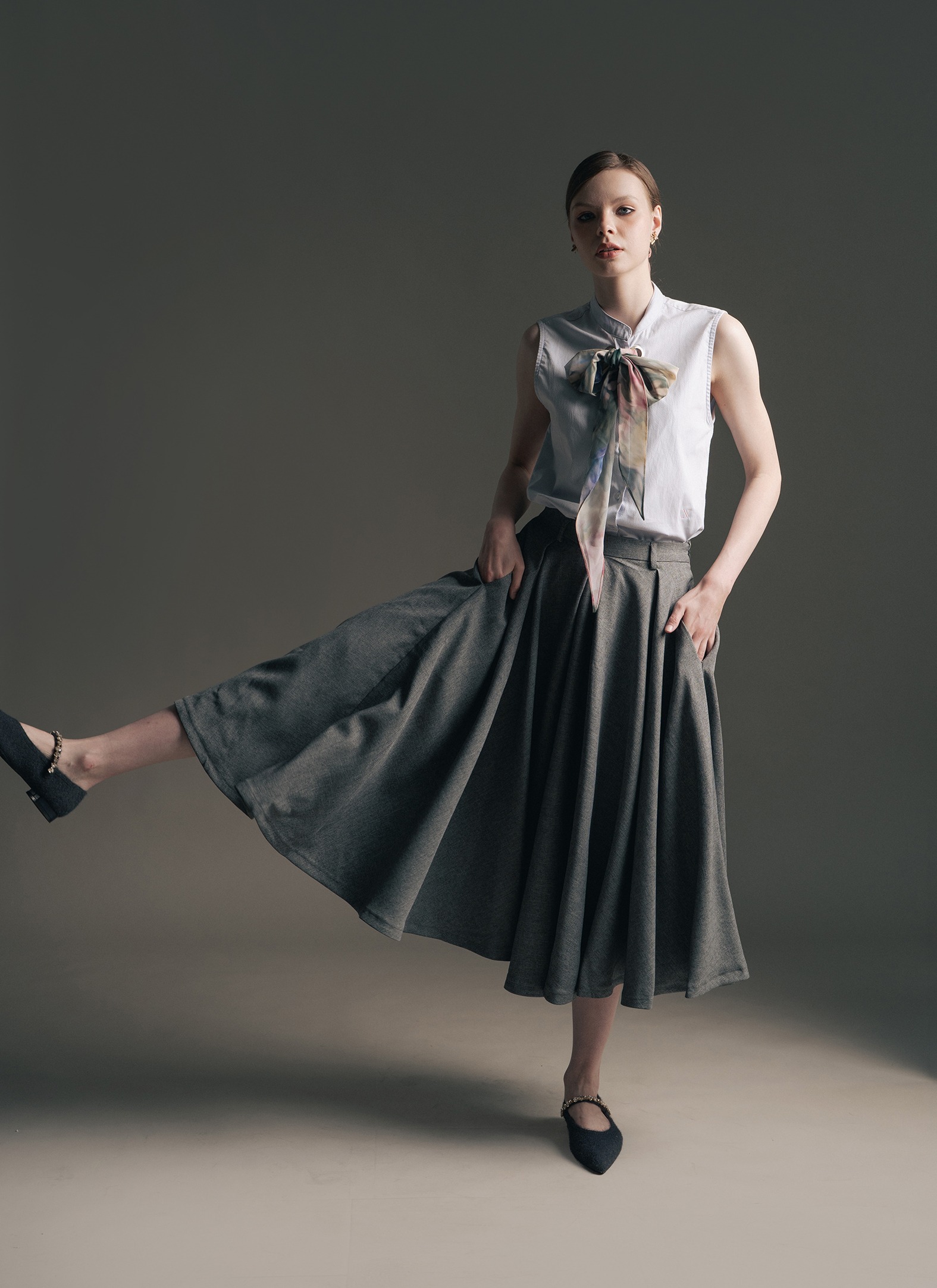 Janet Skirt in Grey